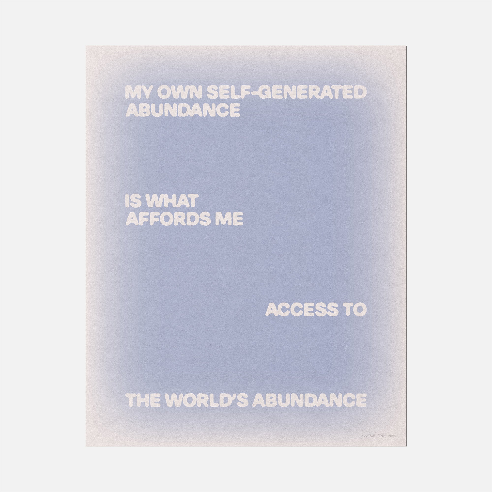 ABUNDANCE PRINT