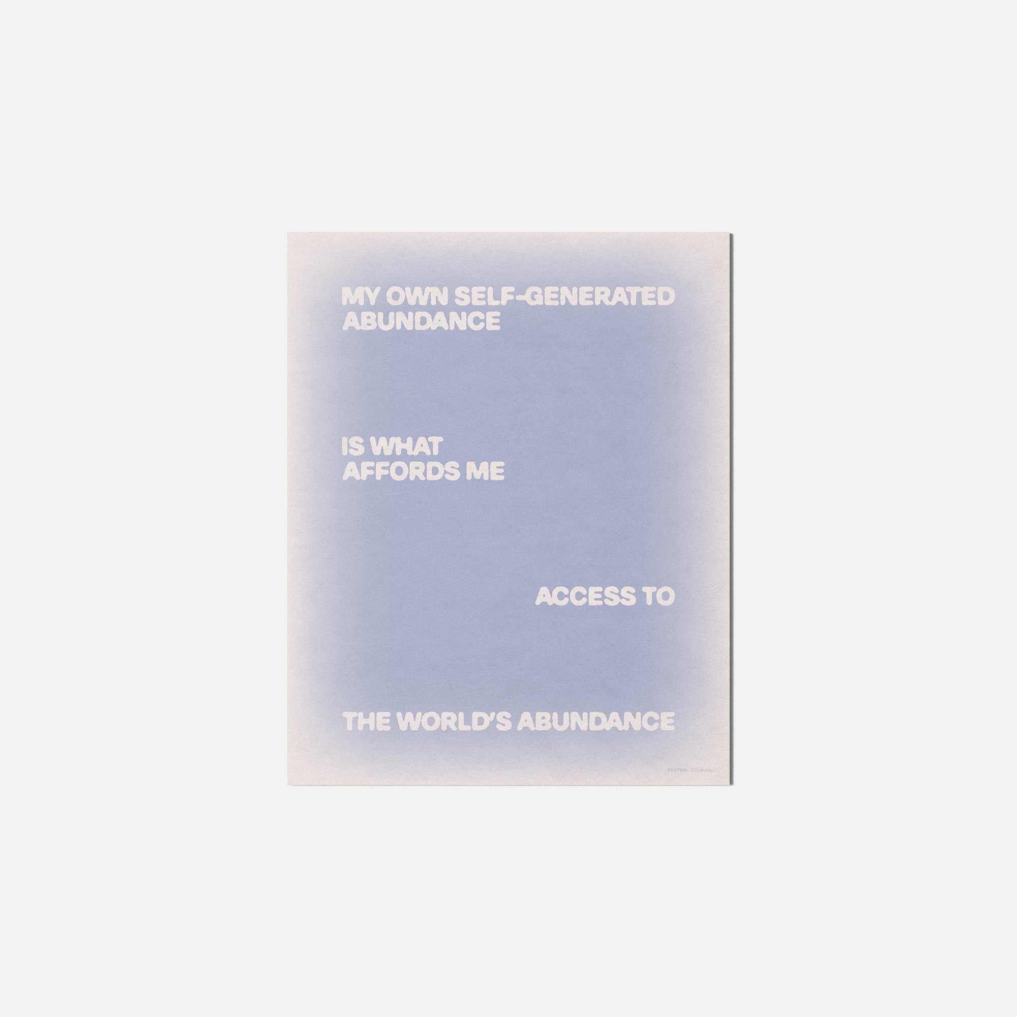 ABUNDANCE PRINT