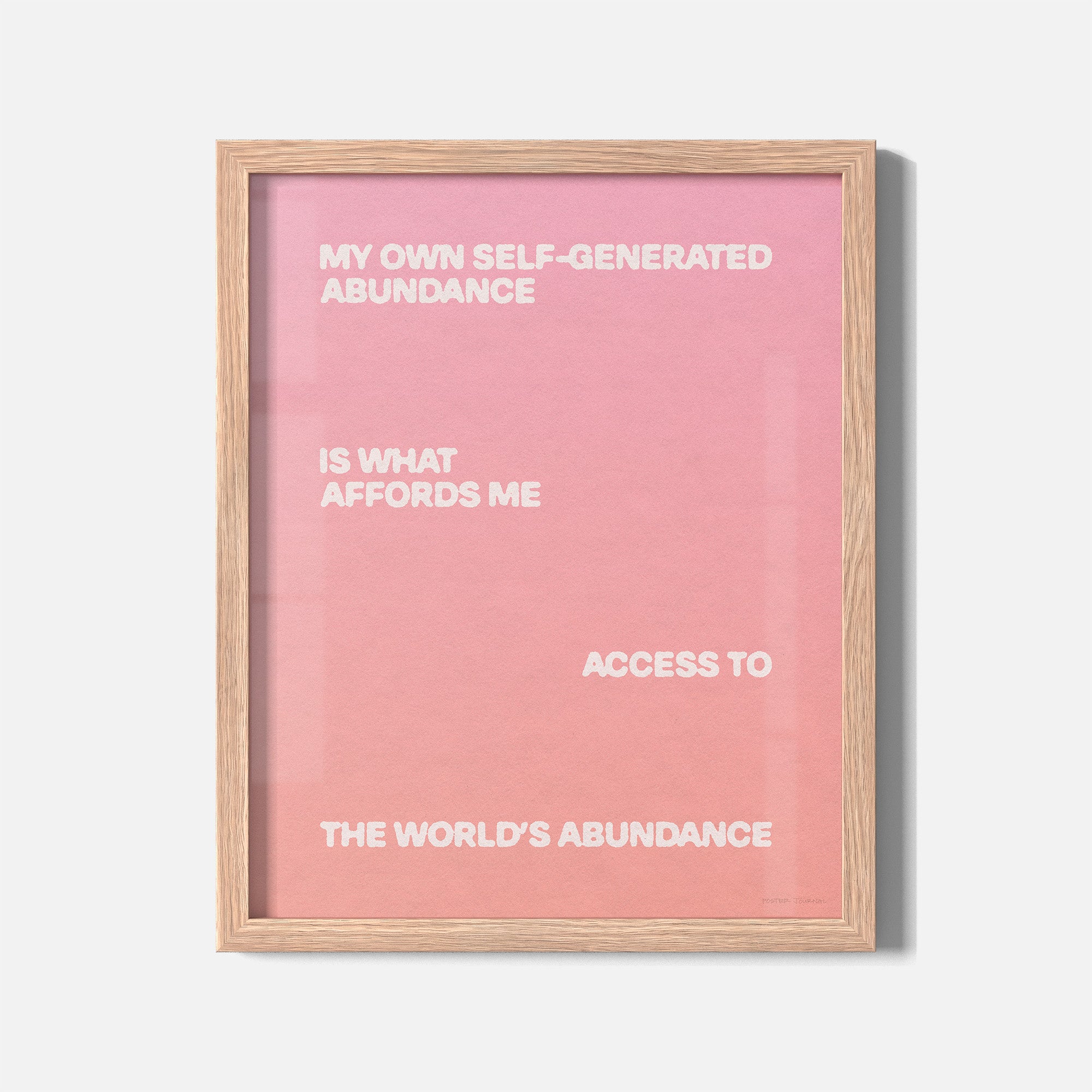 ABUNDANCE PRINT