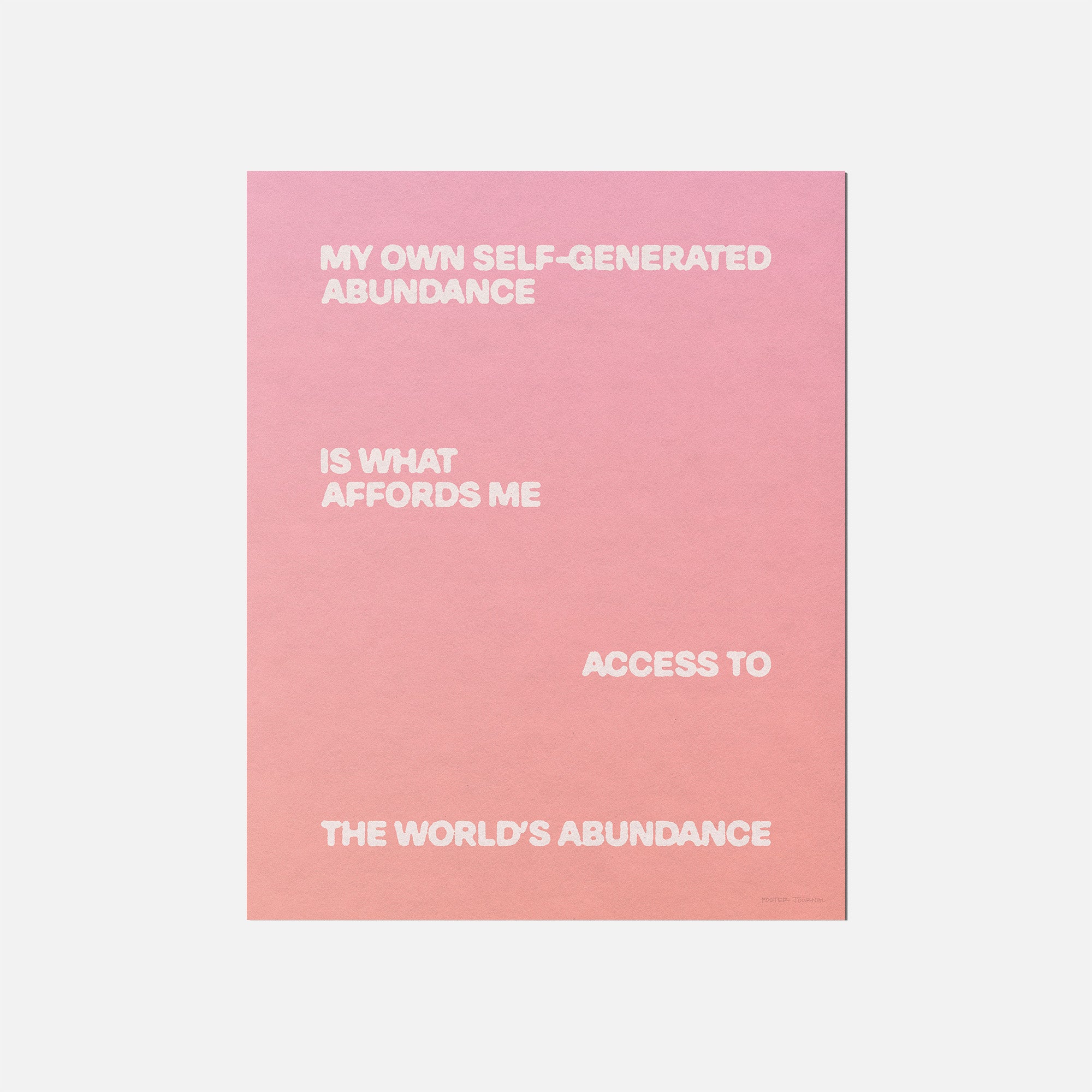 ABUNDANCE PRINT