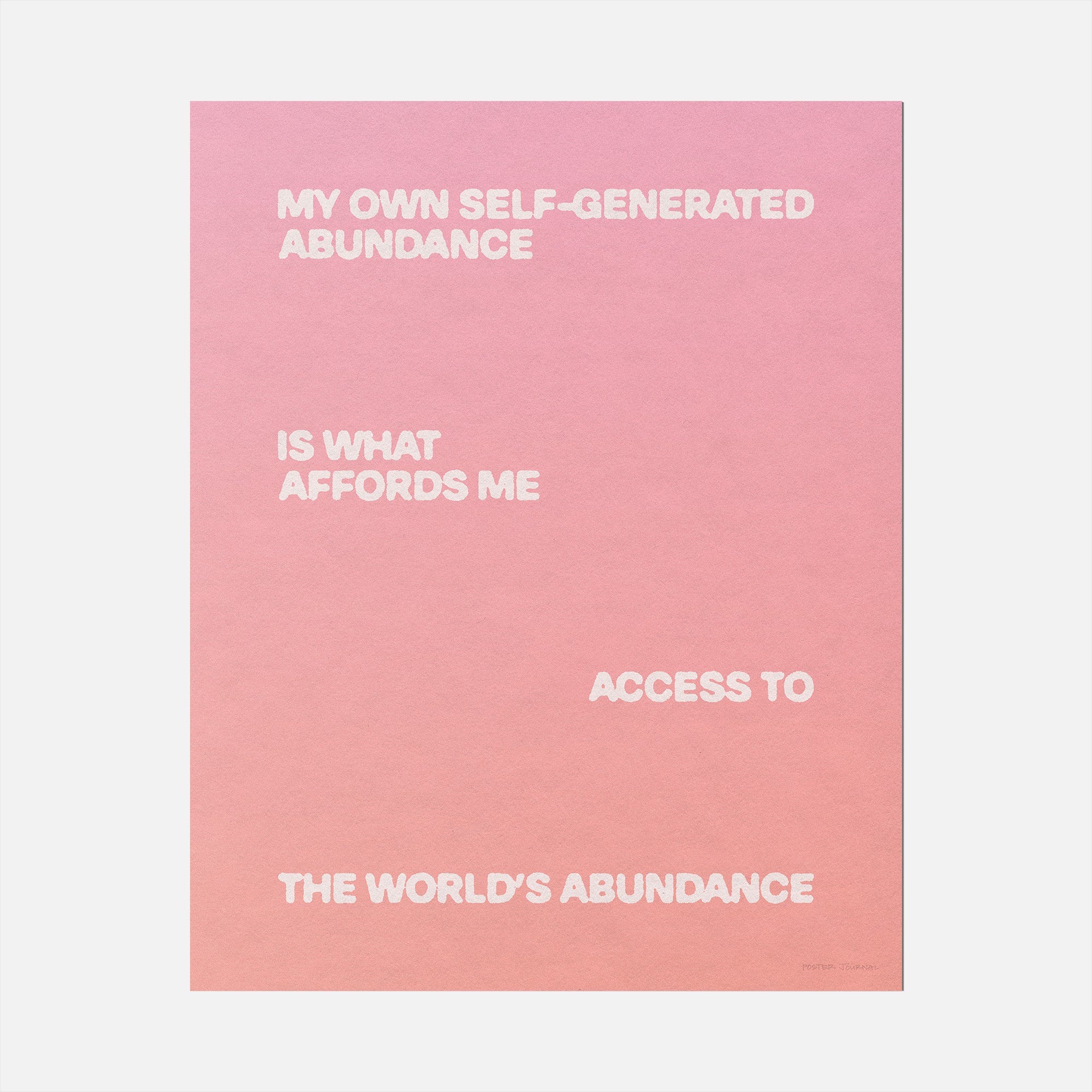 ABUNDANCE PRINT