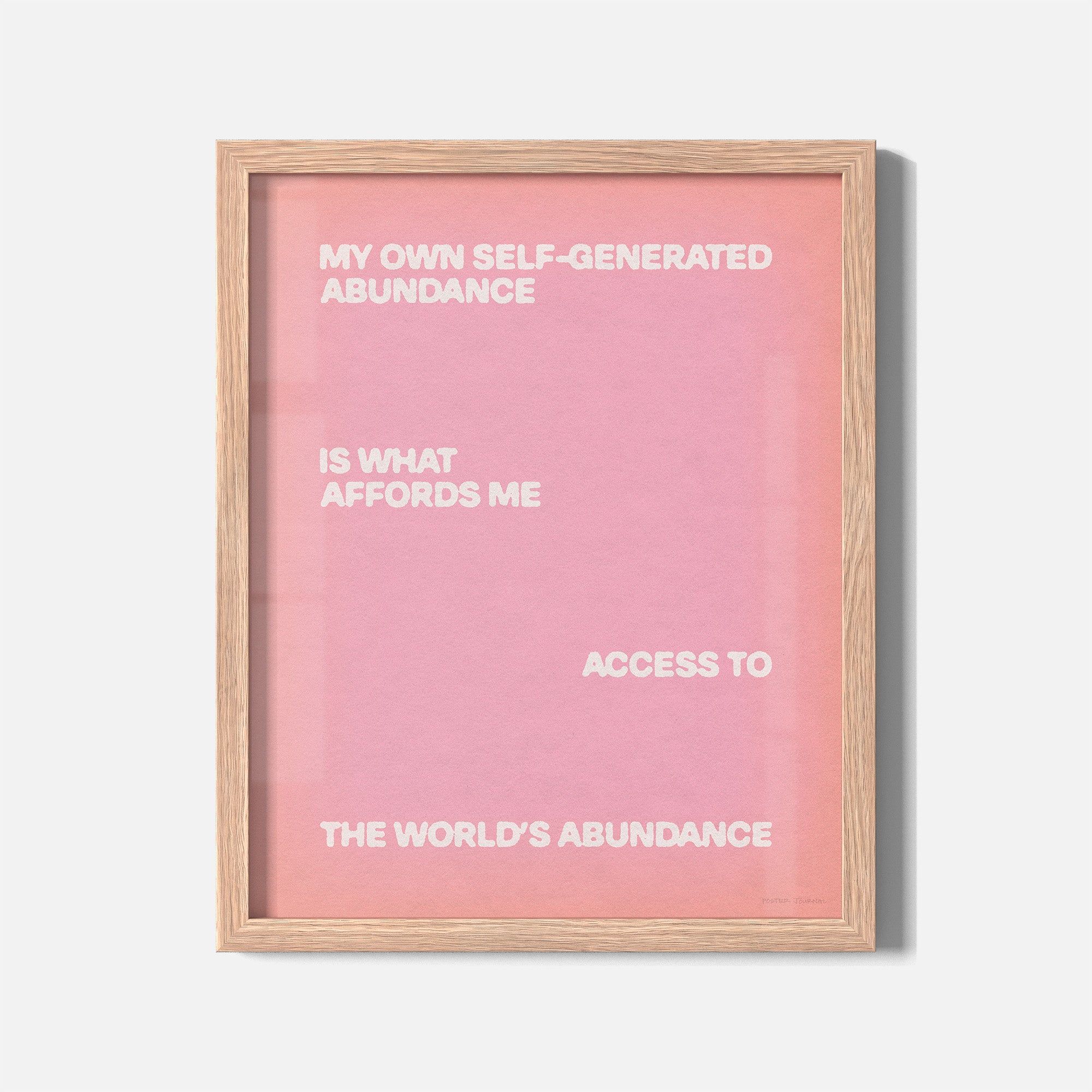 ABUNDANCE PRINT