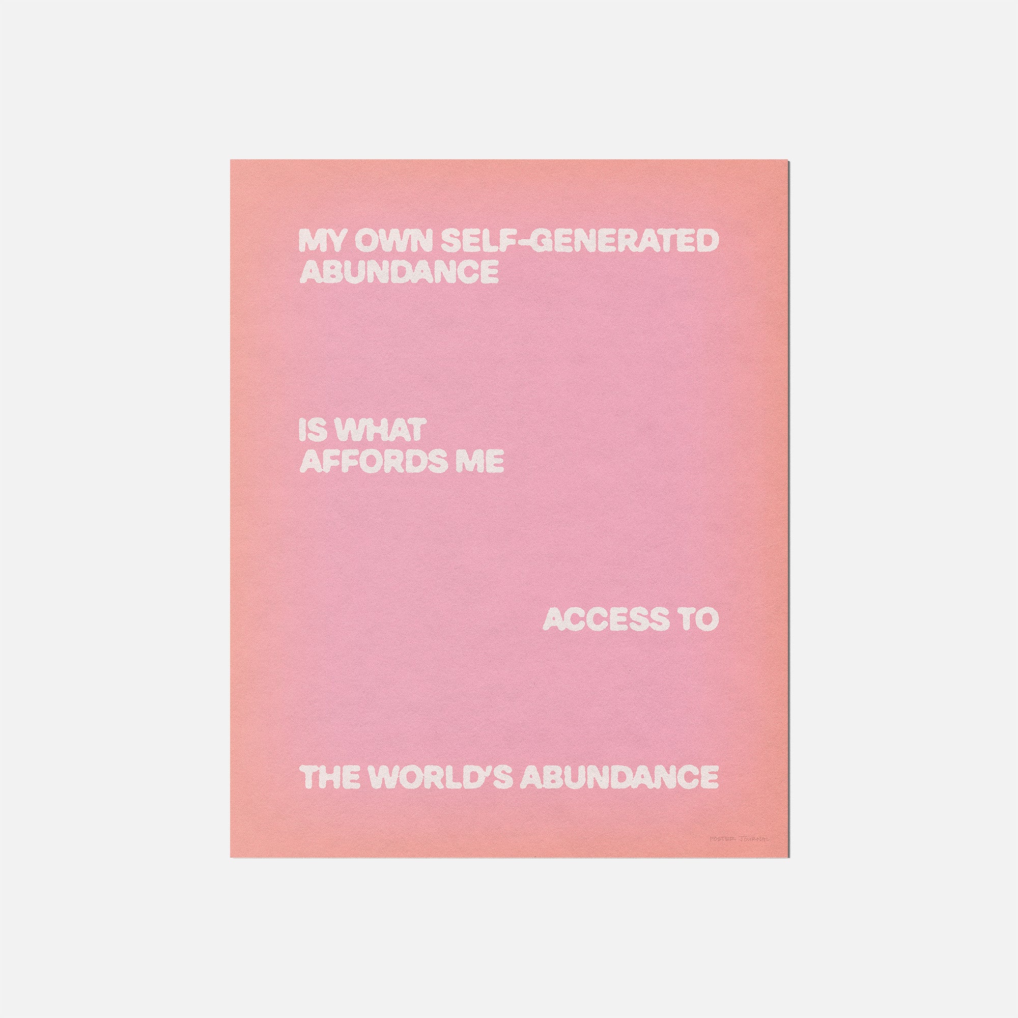 ABUNDANCE PRINT