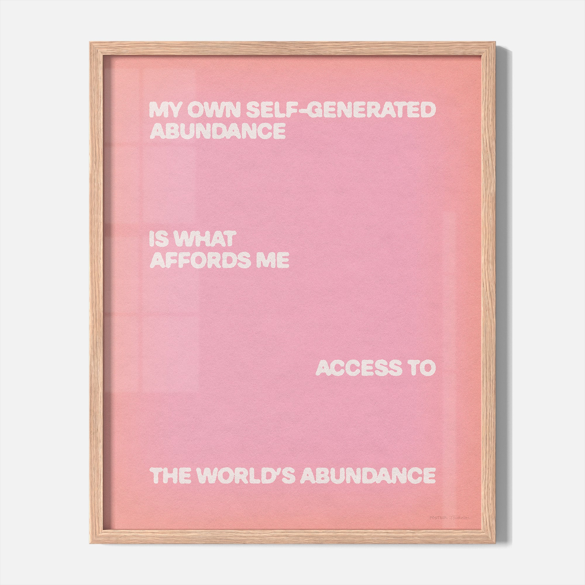 ABUNDANCE PRINT