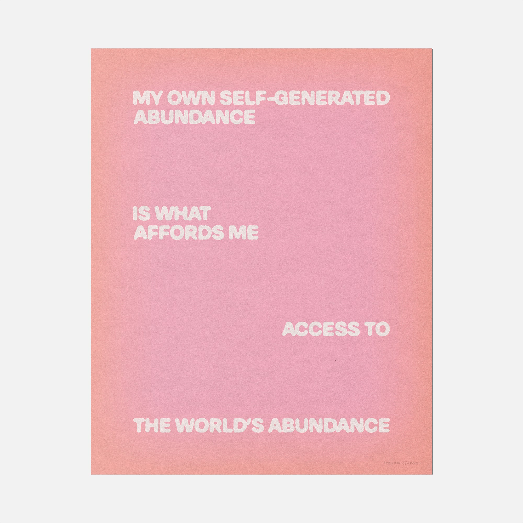 ABUNDANCE PRINT
