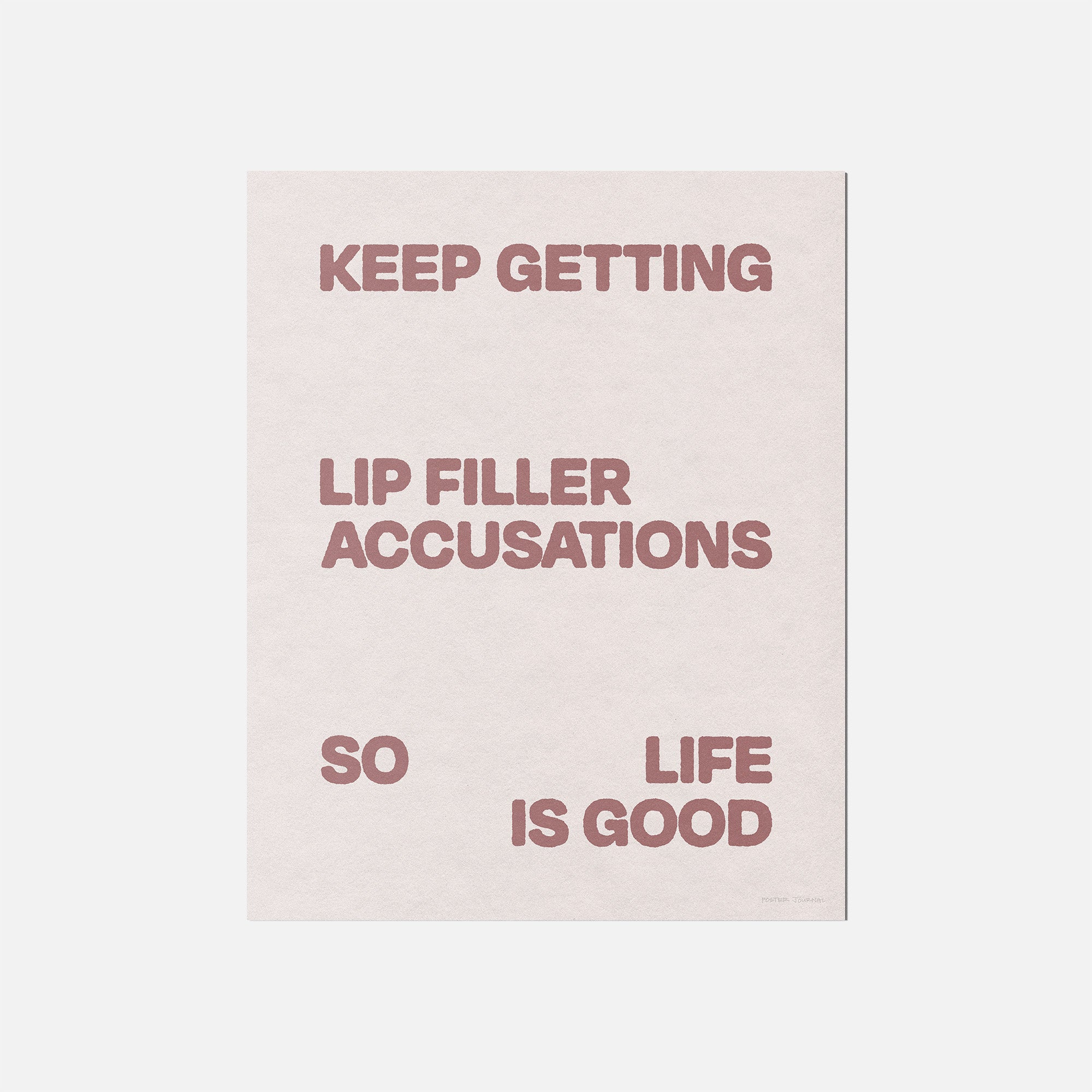 ACCUSATIONS PRINT