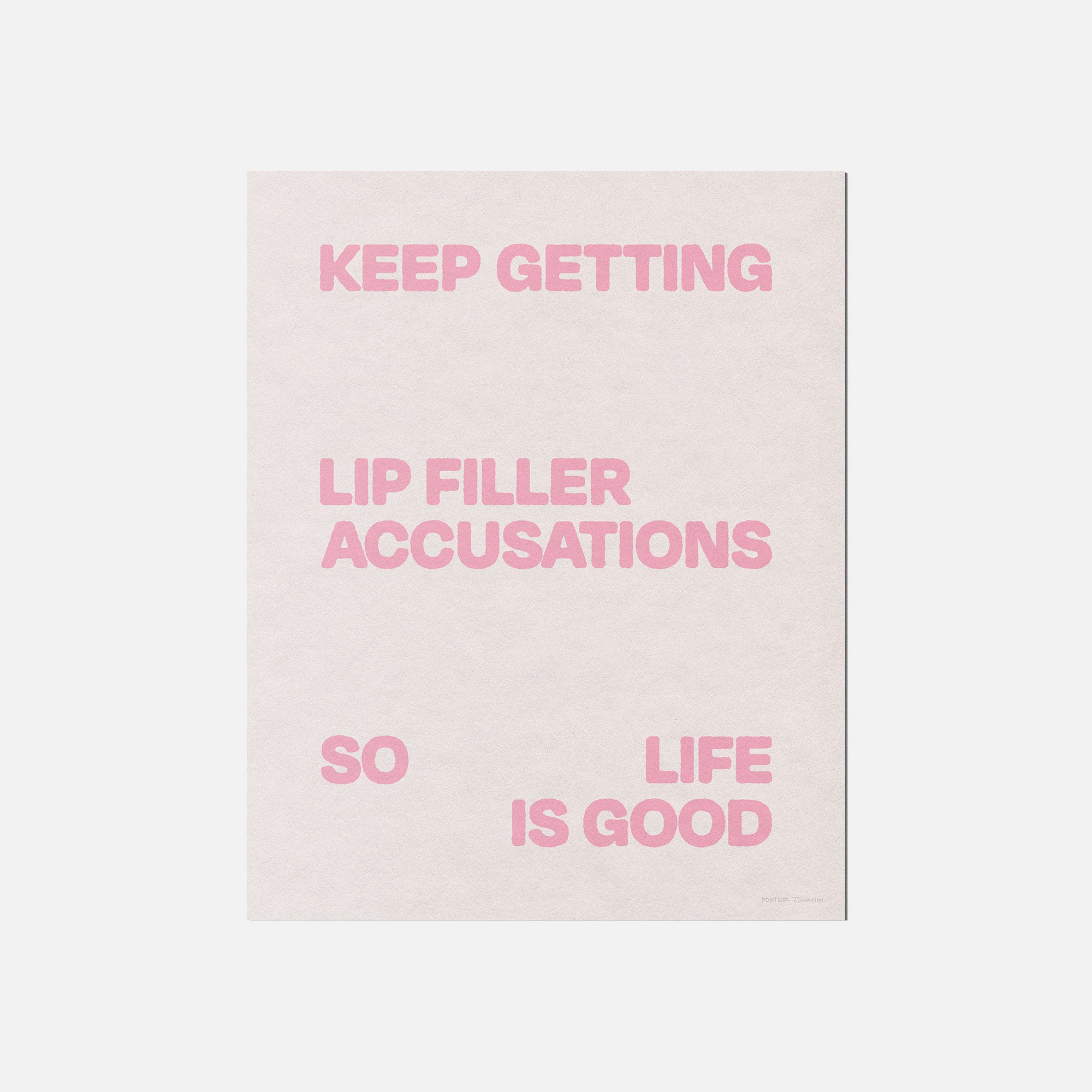 ACCUSATIONS PRINT