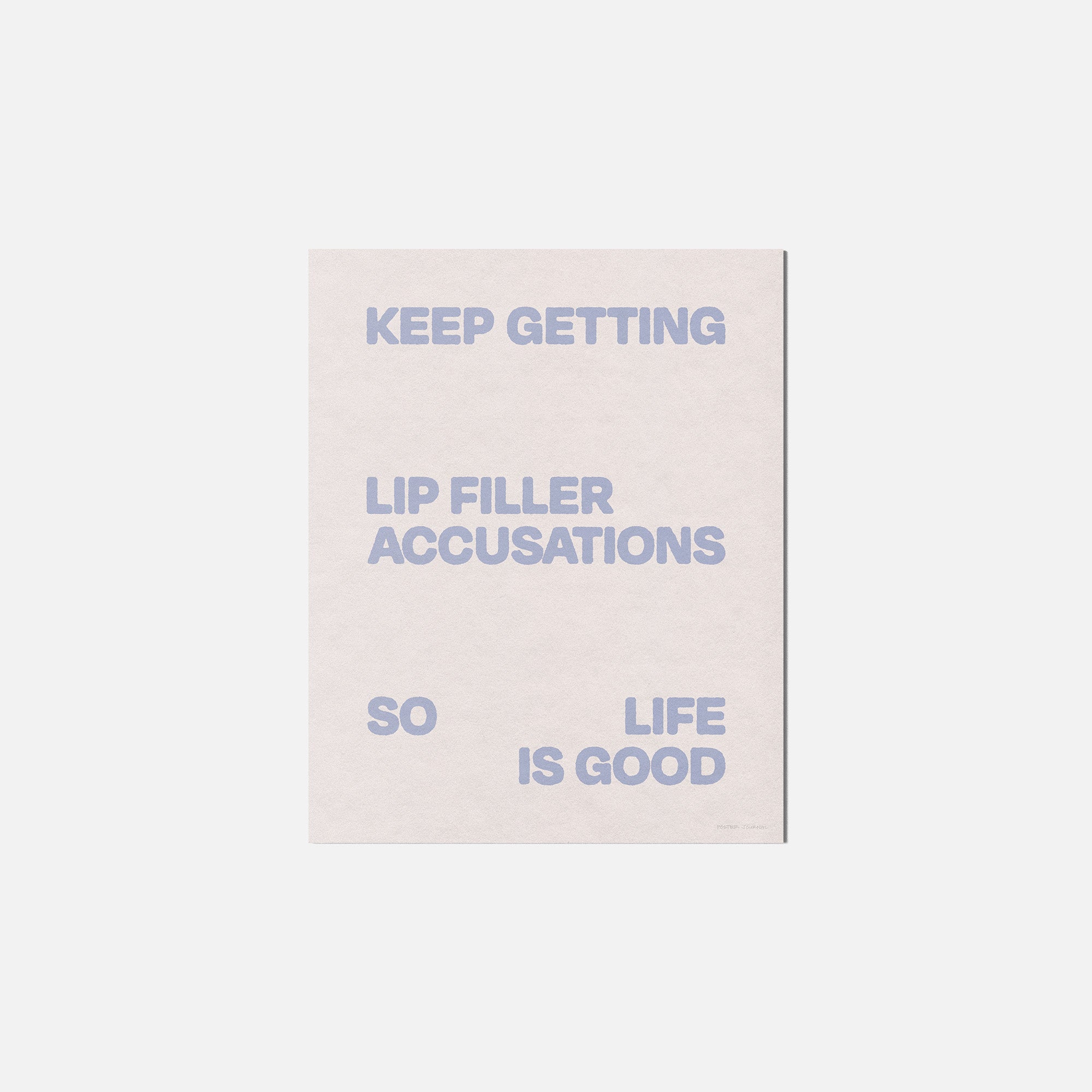 ACCUSATIONS PRINT