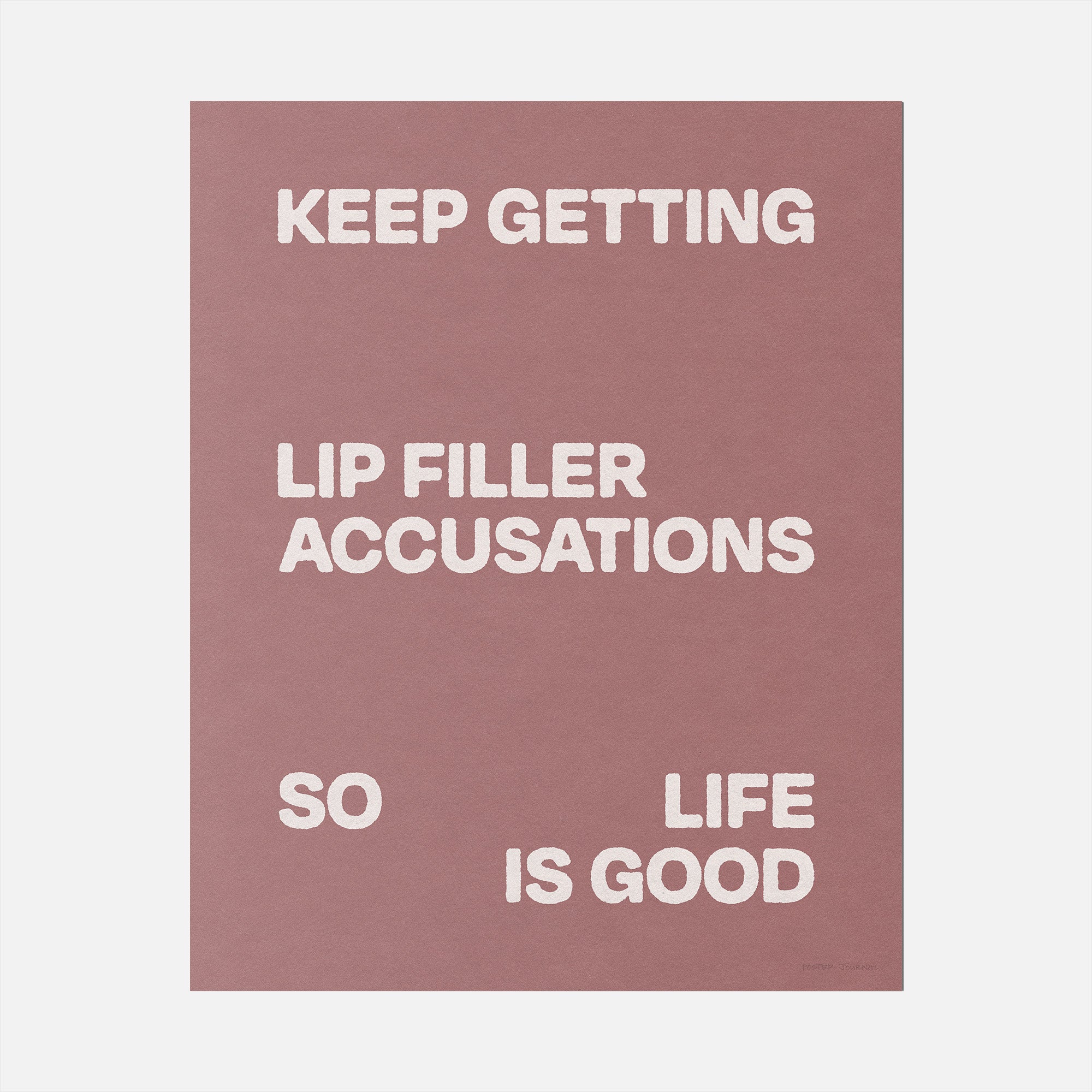 ACCUSATIONS PRINT