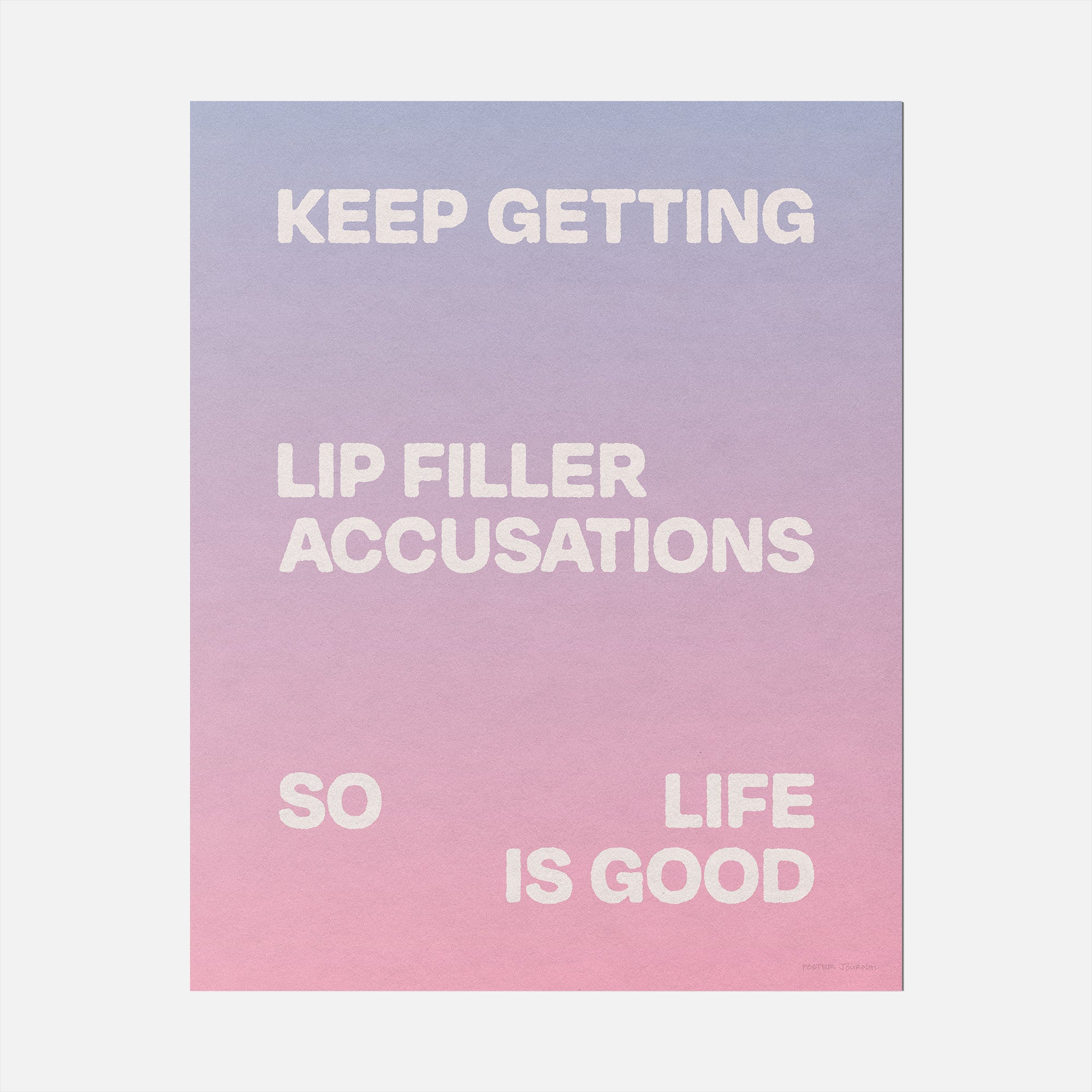 ACCUSATIONS PRINT
