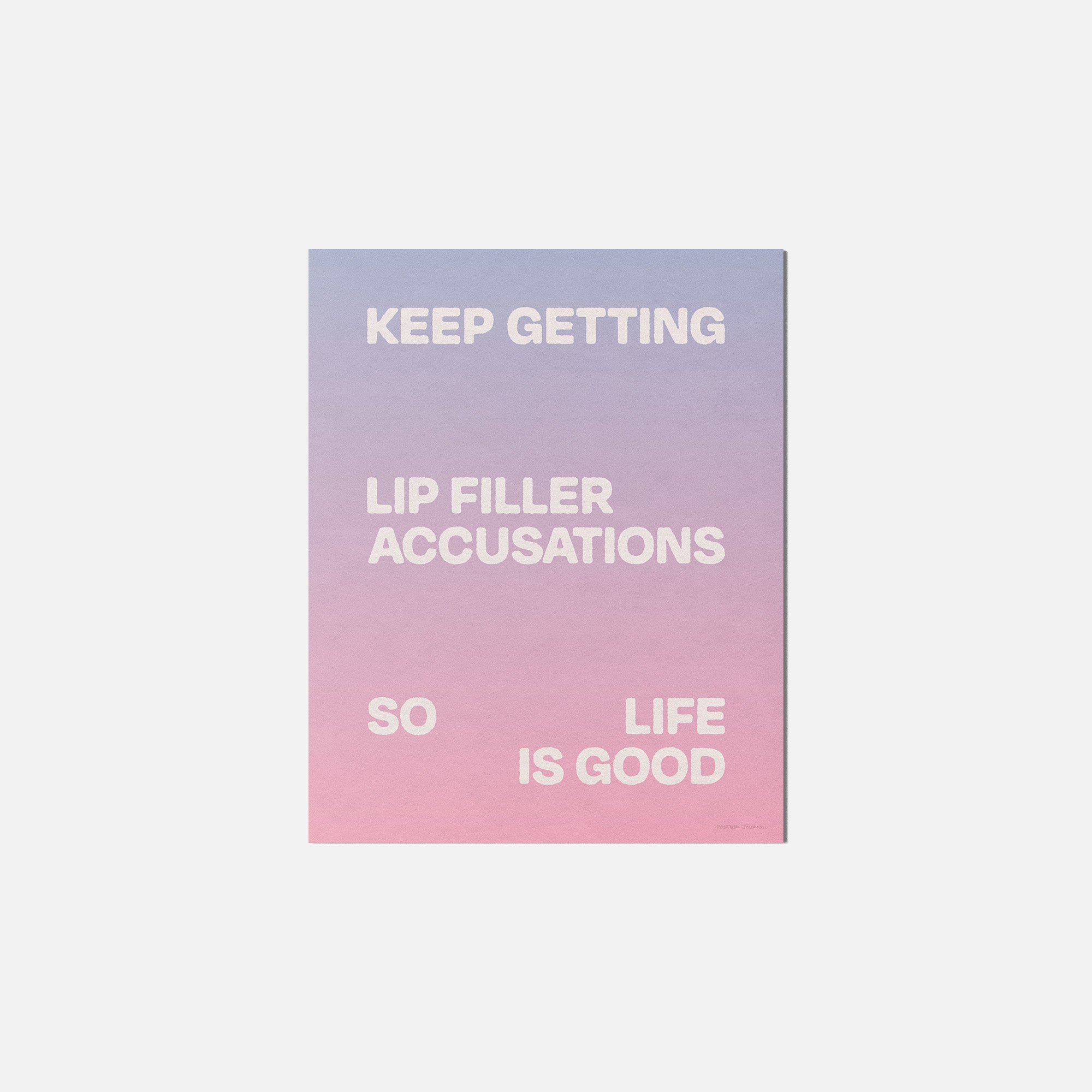 ACCUSATIONS PRINT