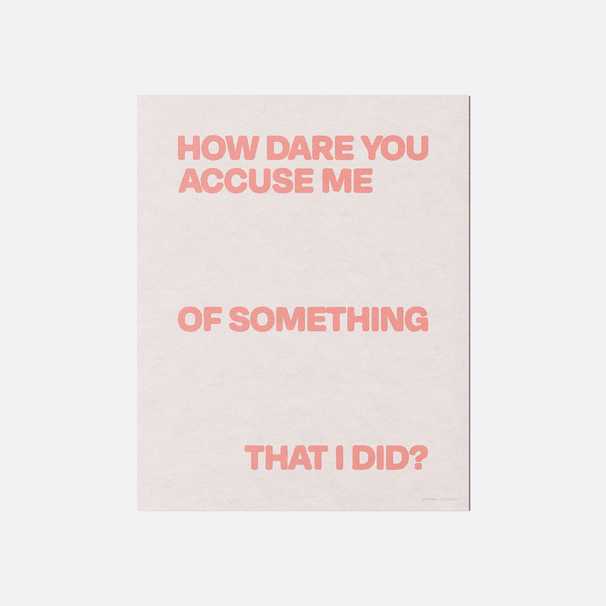 ACCUSE PRINT