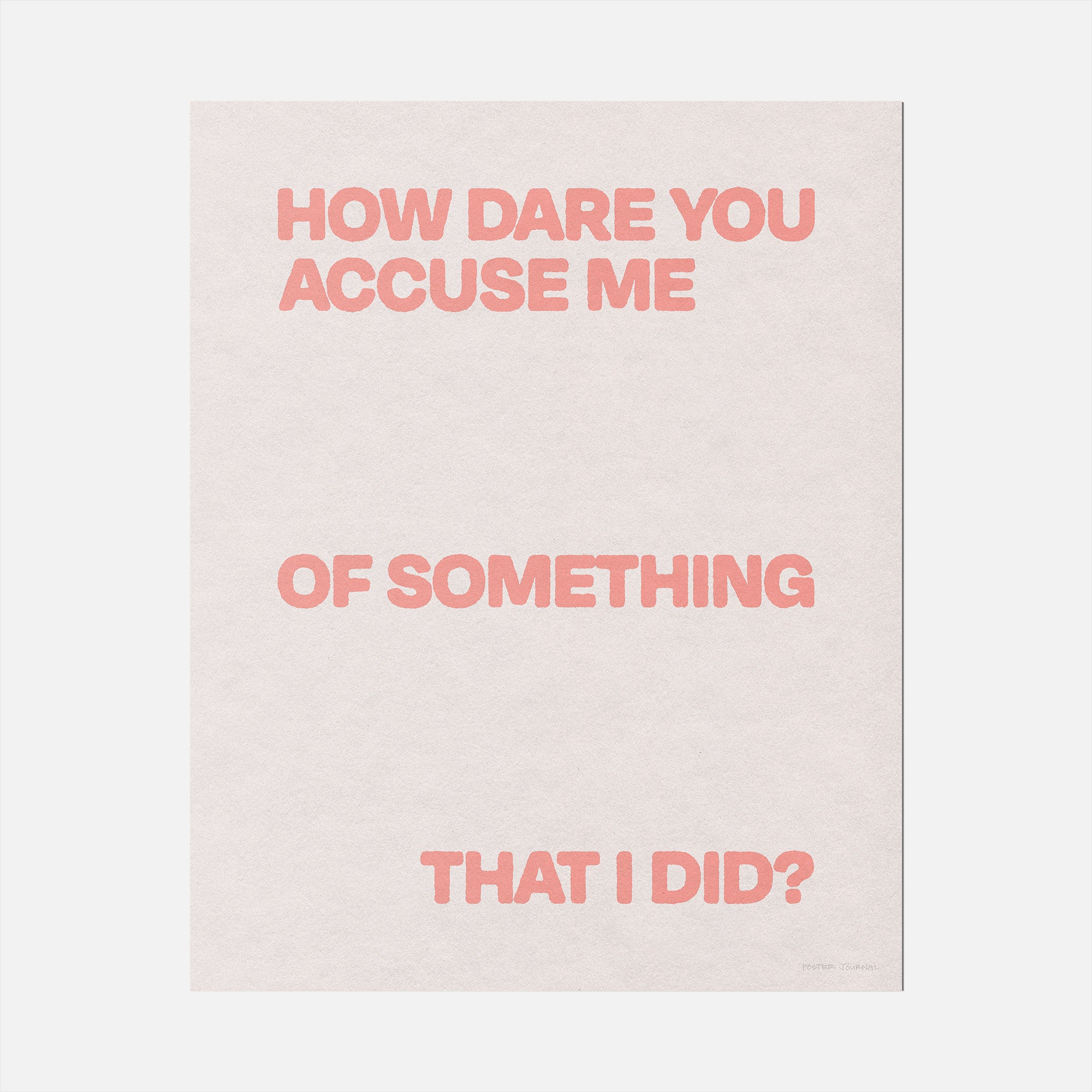 ACCUSE PRINT