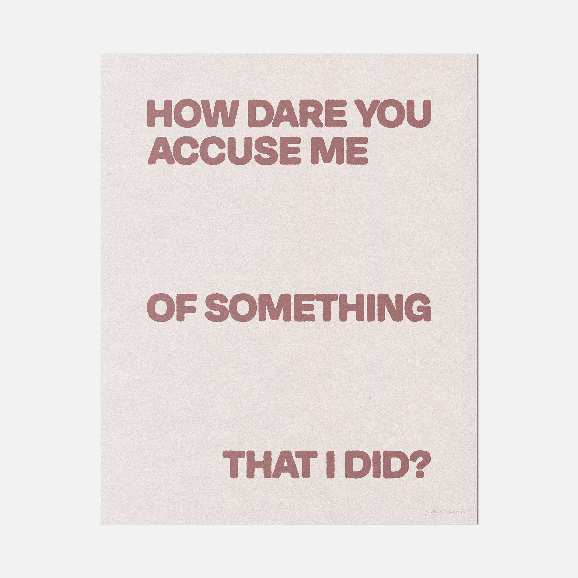 ACCUSE PRINT