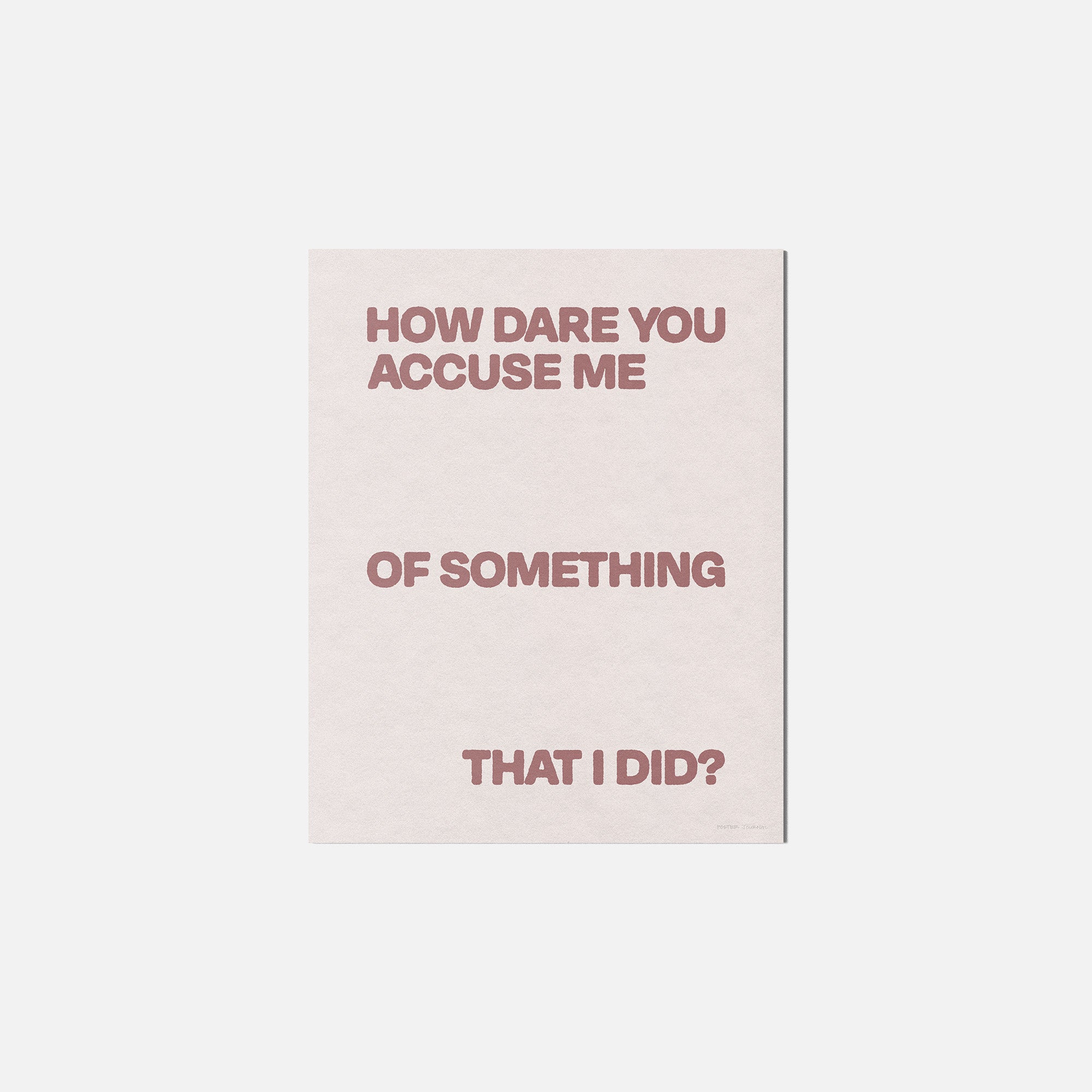 ACCUSE PRINT