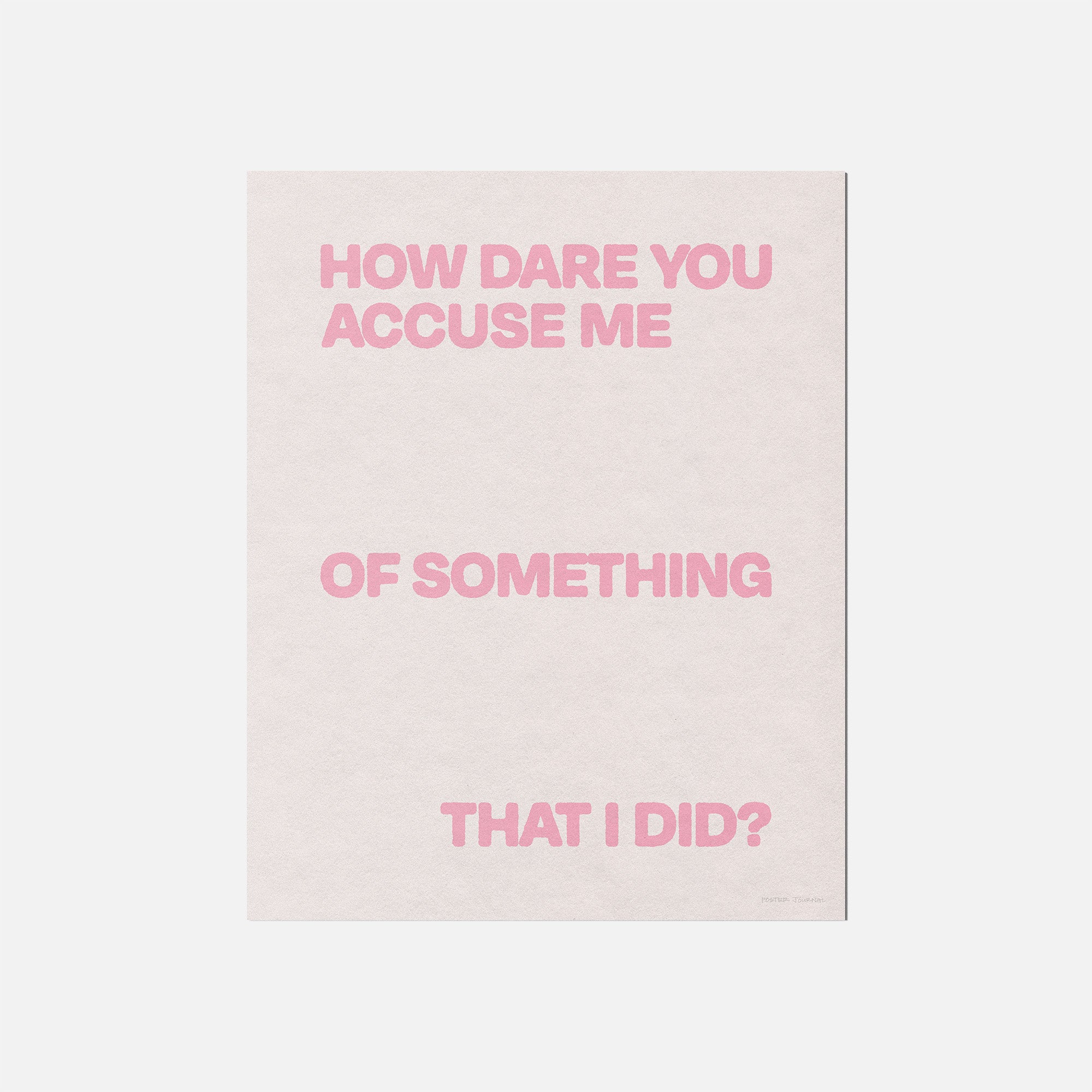 ACCUSE PRINT