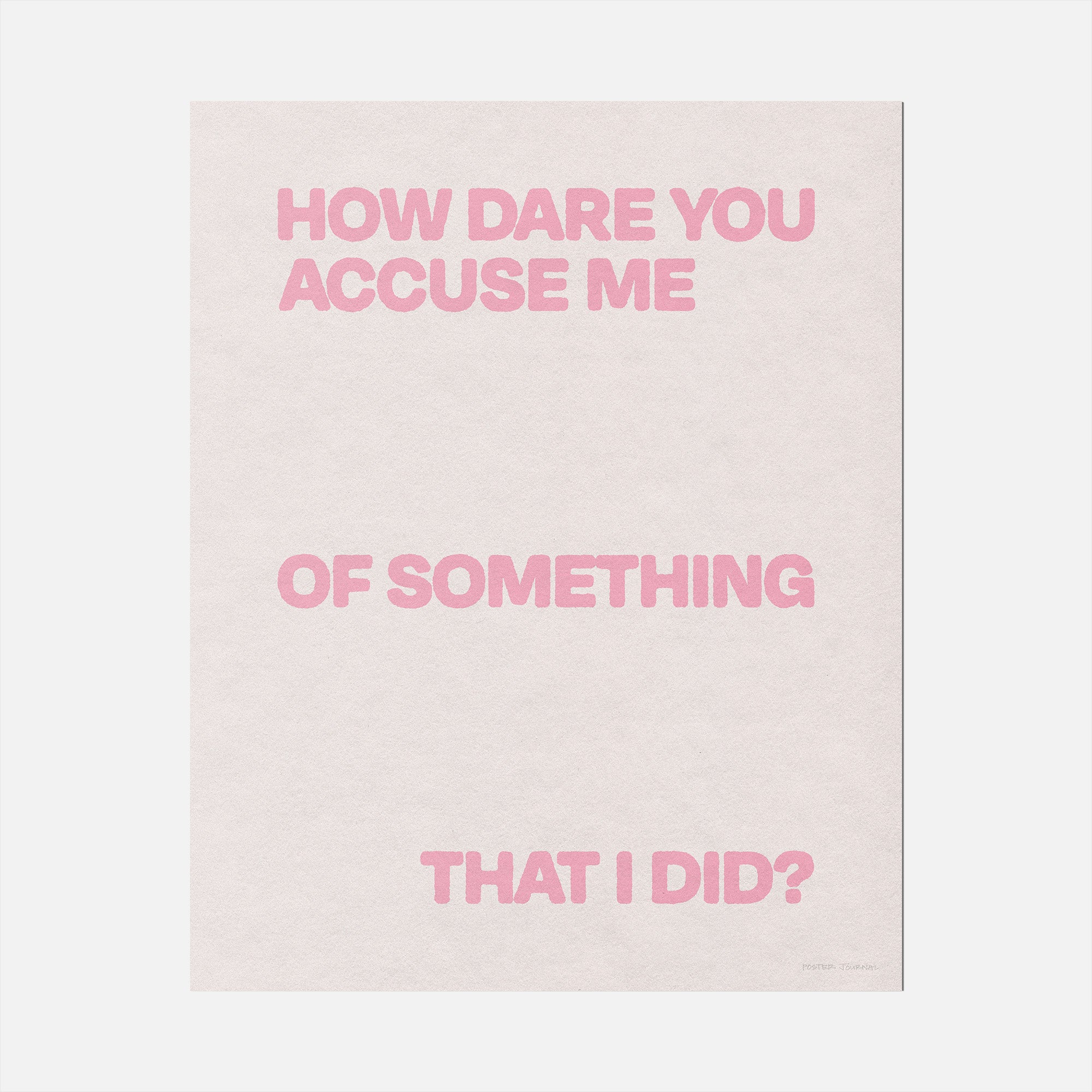 ACCUSE PRINT