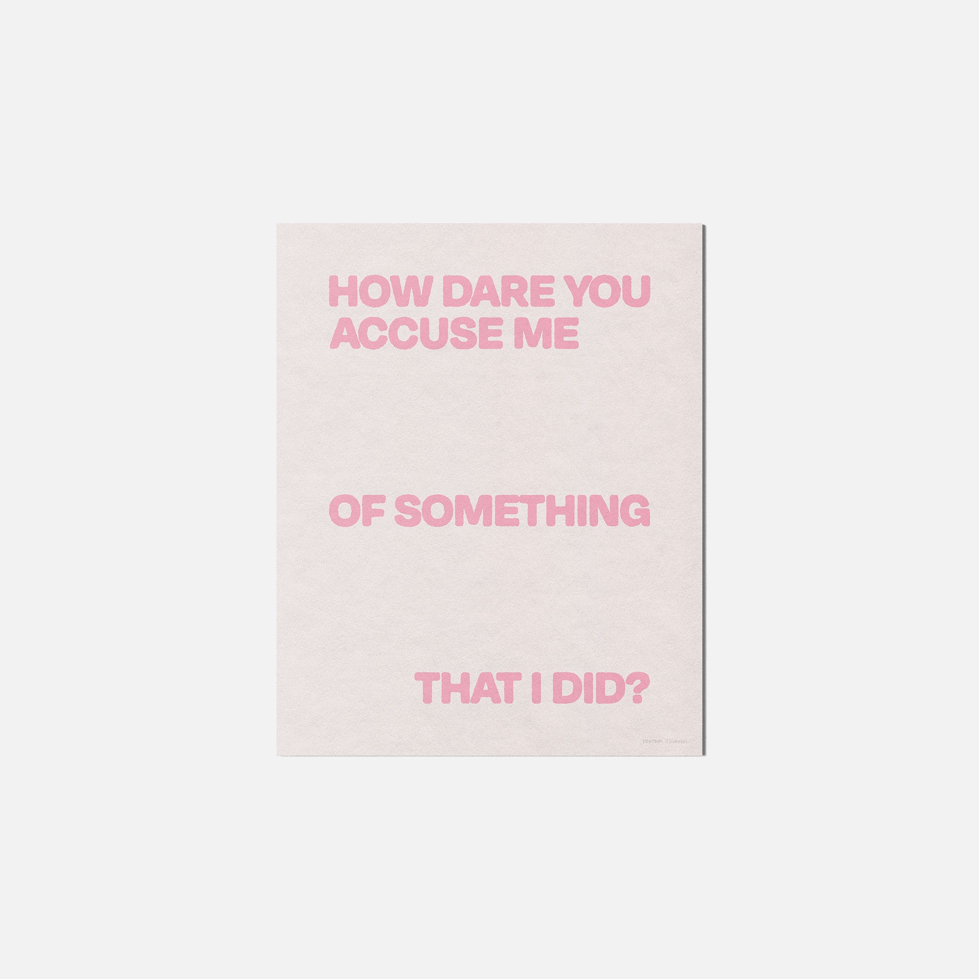 ACCUSE PRINT