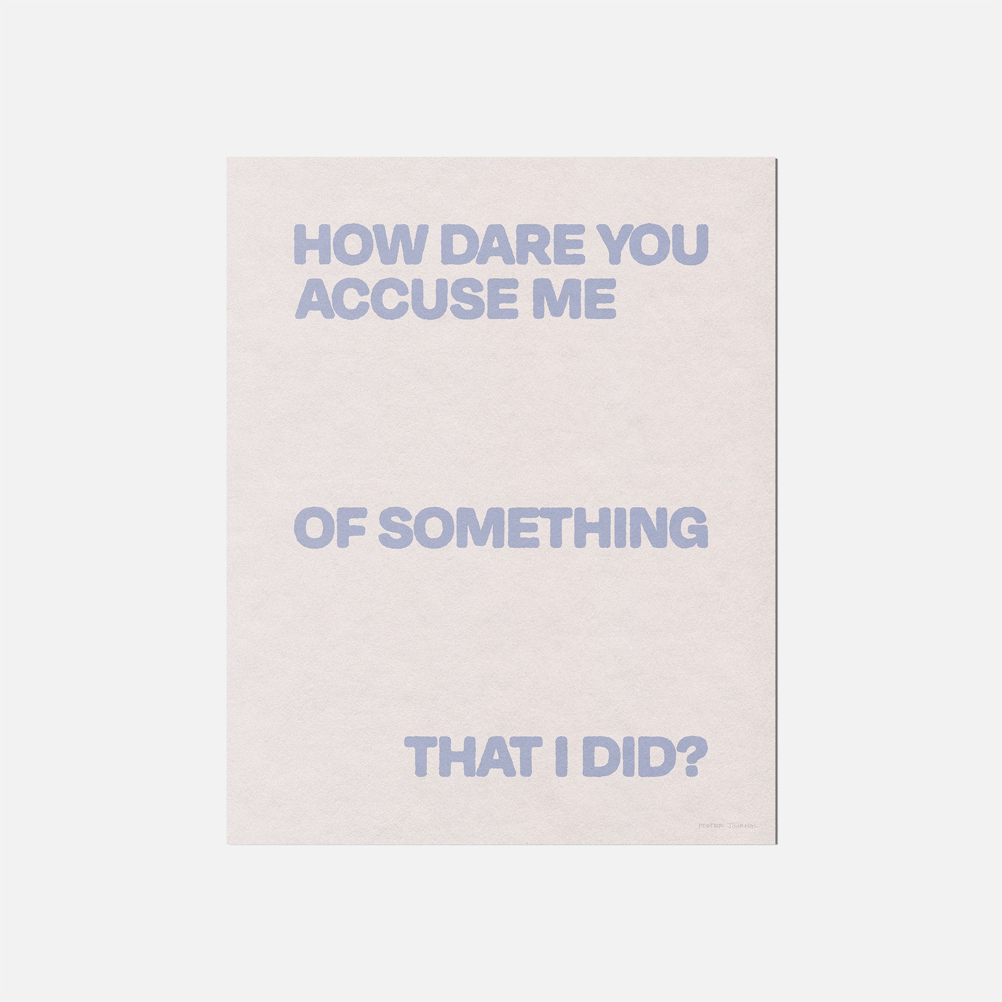 ACCUSE PRINT