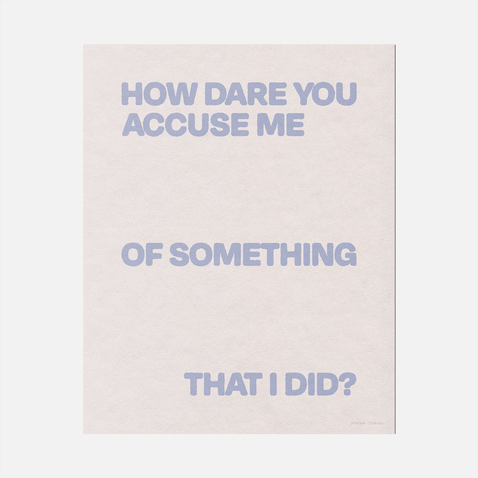 ACCUSE PRINT