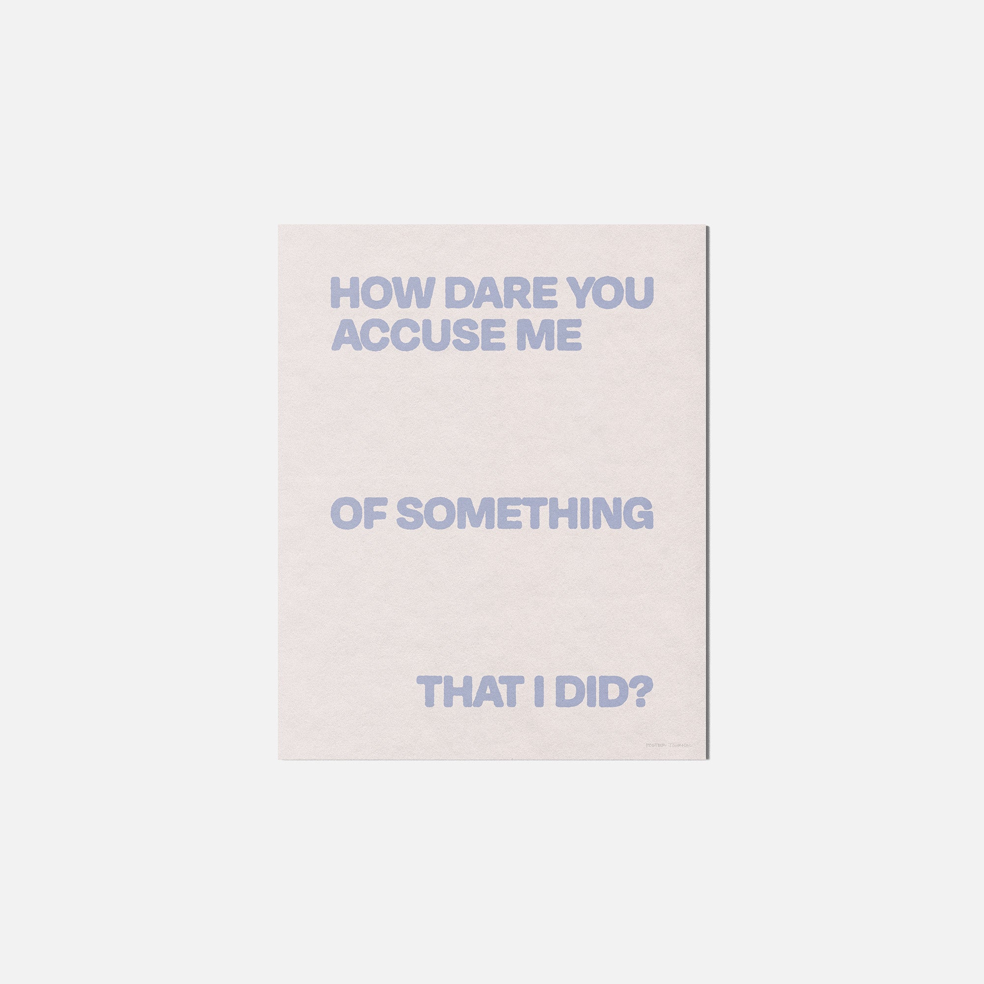 ACCUSE PRINT