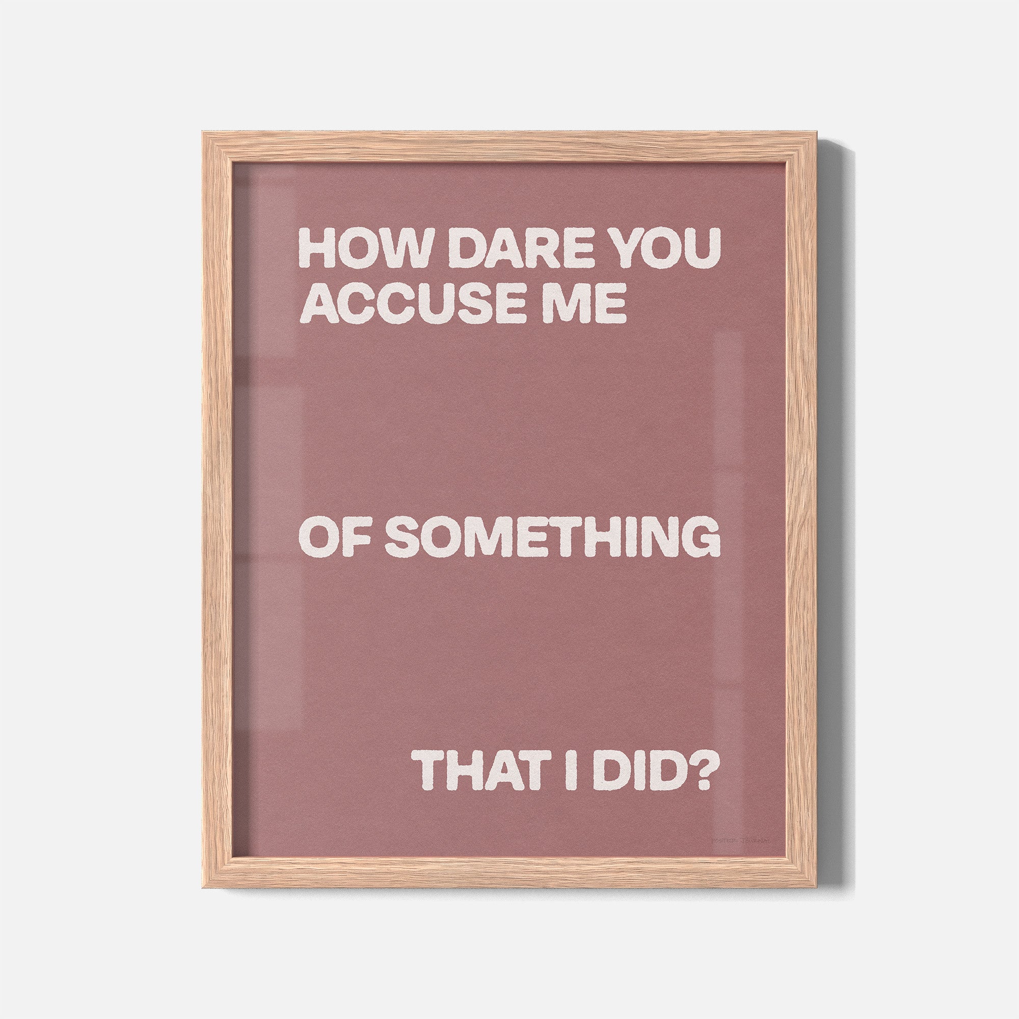 ACCUSE PRINT