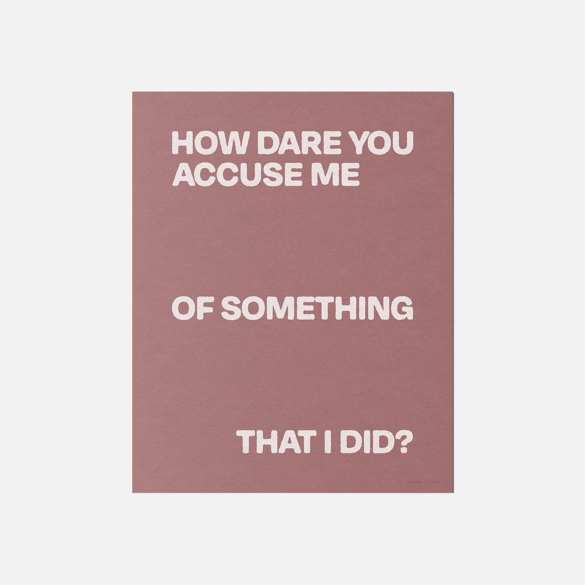 ACCUSE PRINT