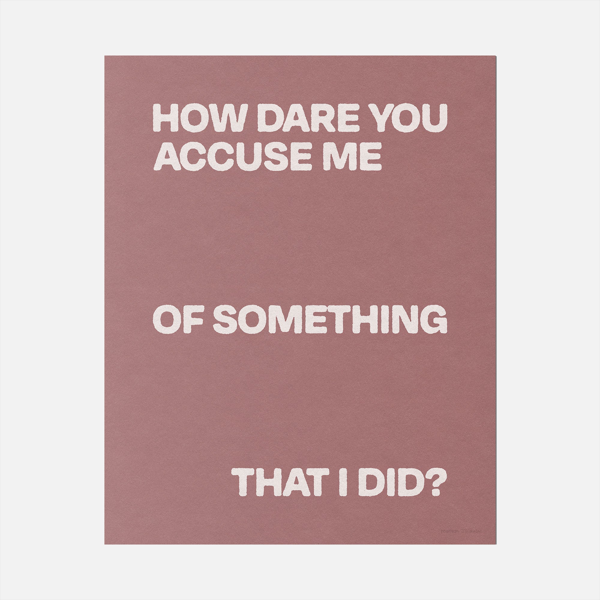 ACCUSE PRINT
