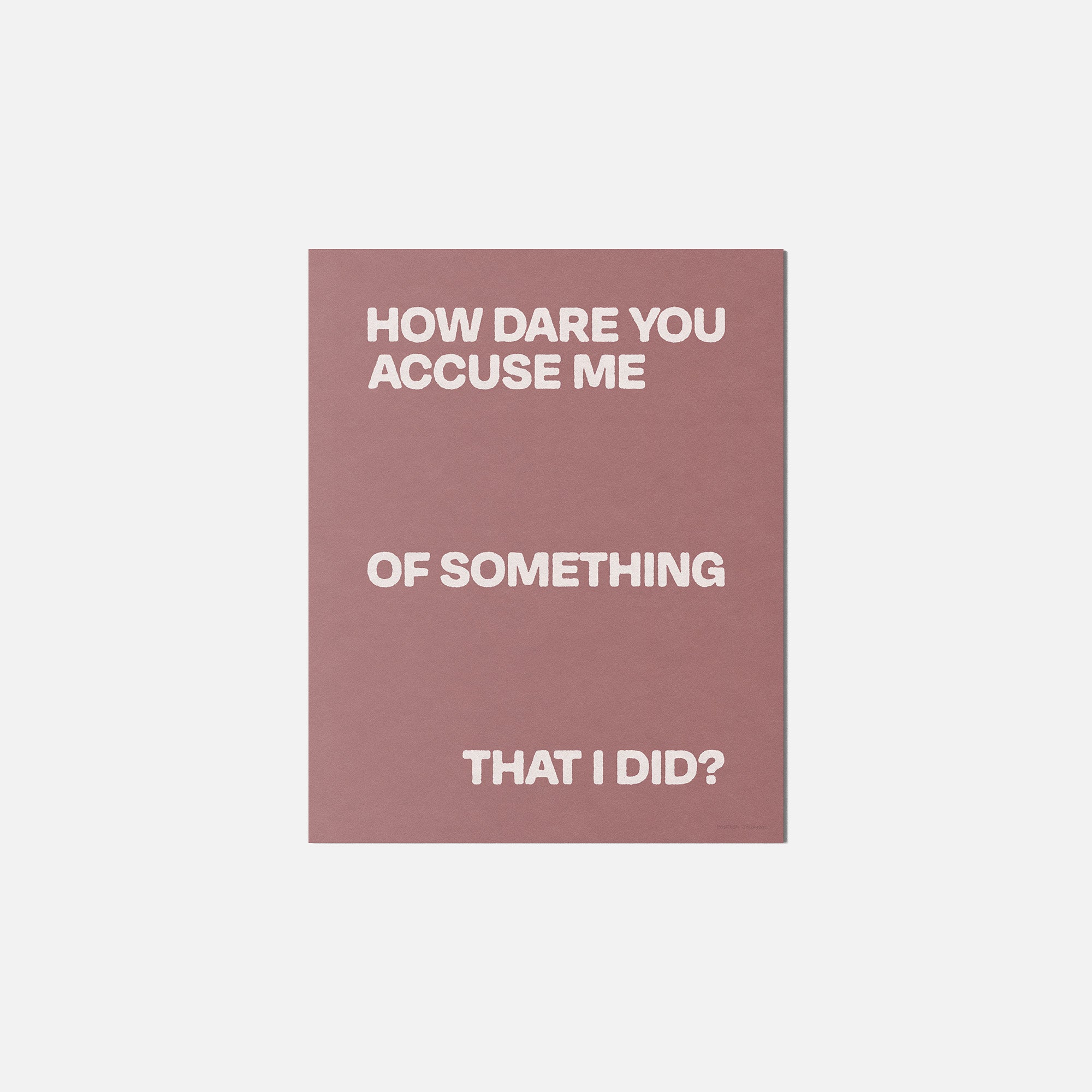 ACCUSE PRINT