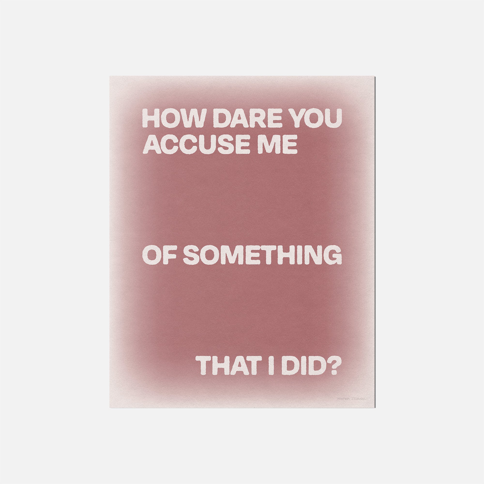 ACCUSE PRINT