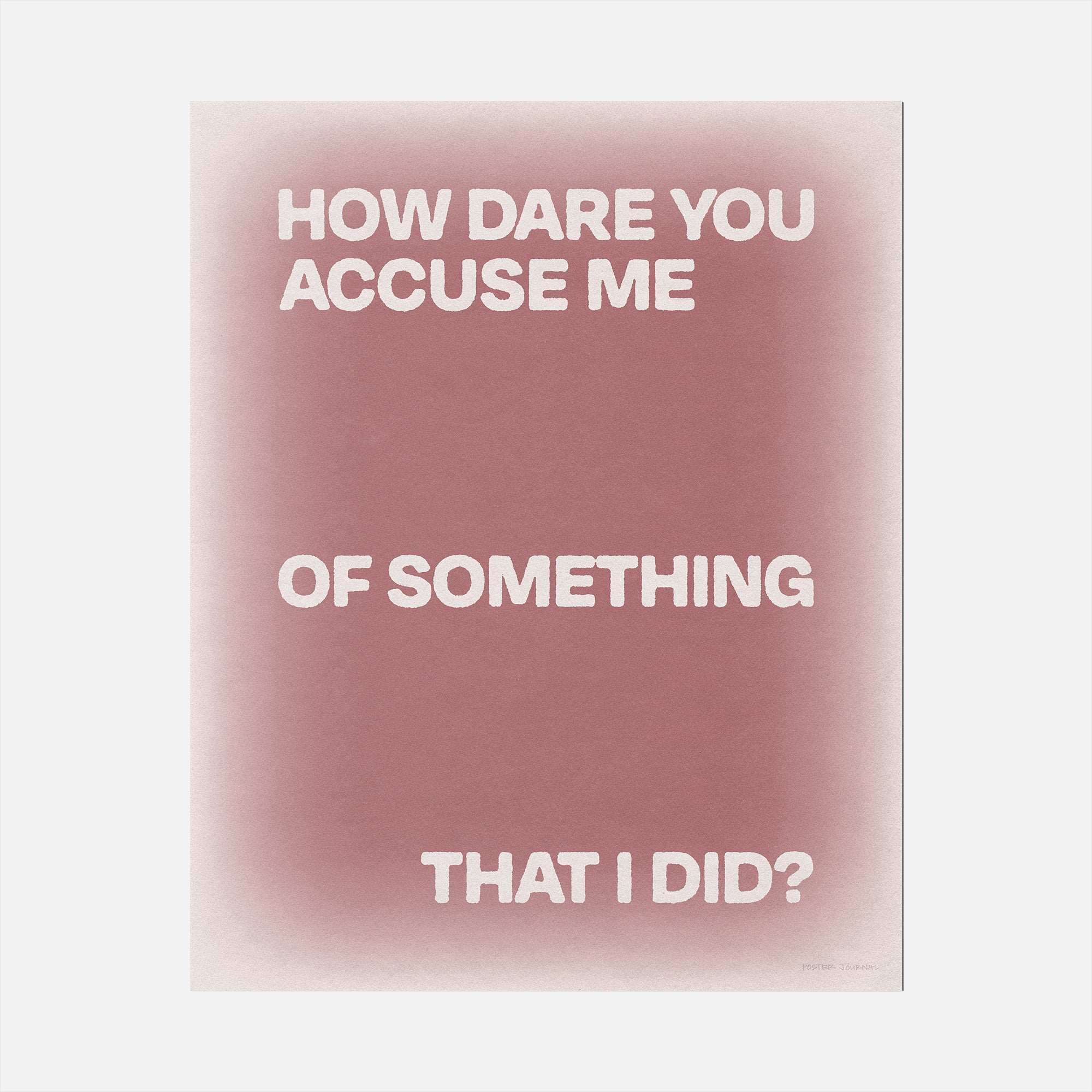 ACCUSE PRINT