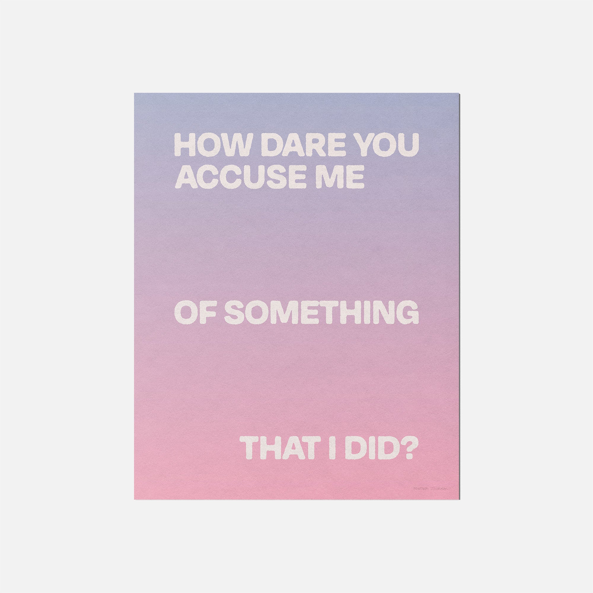 ACCUSE PRINT