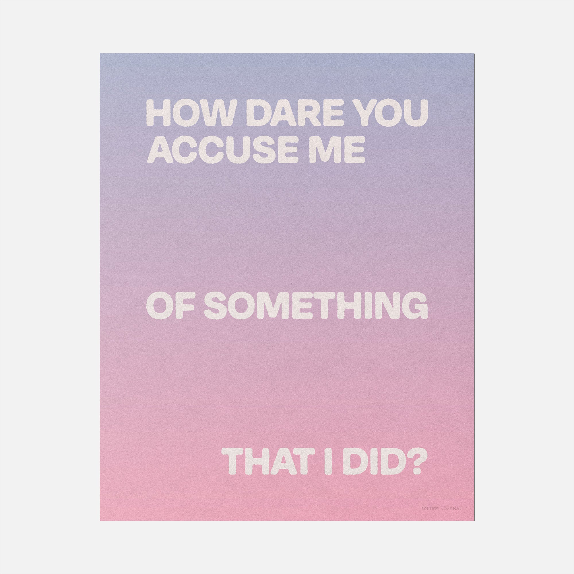 ACCUSE PRINT