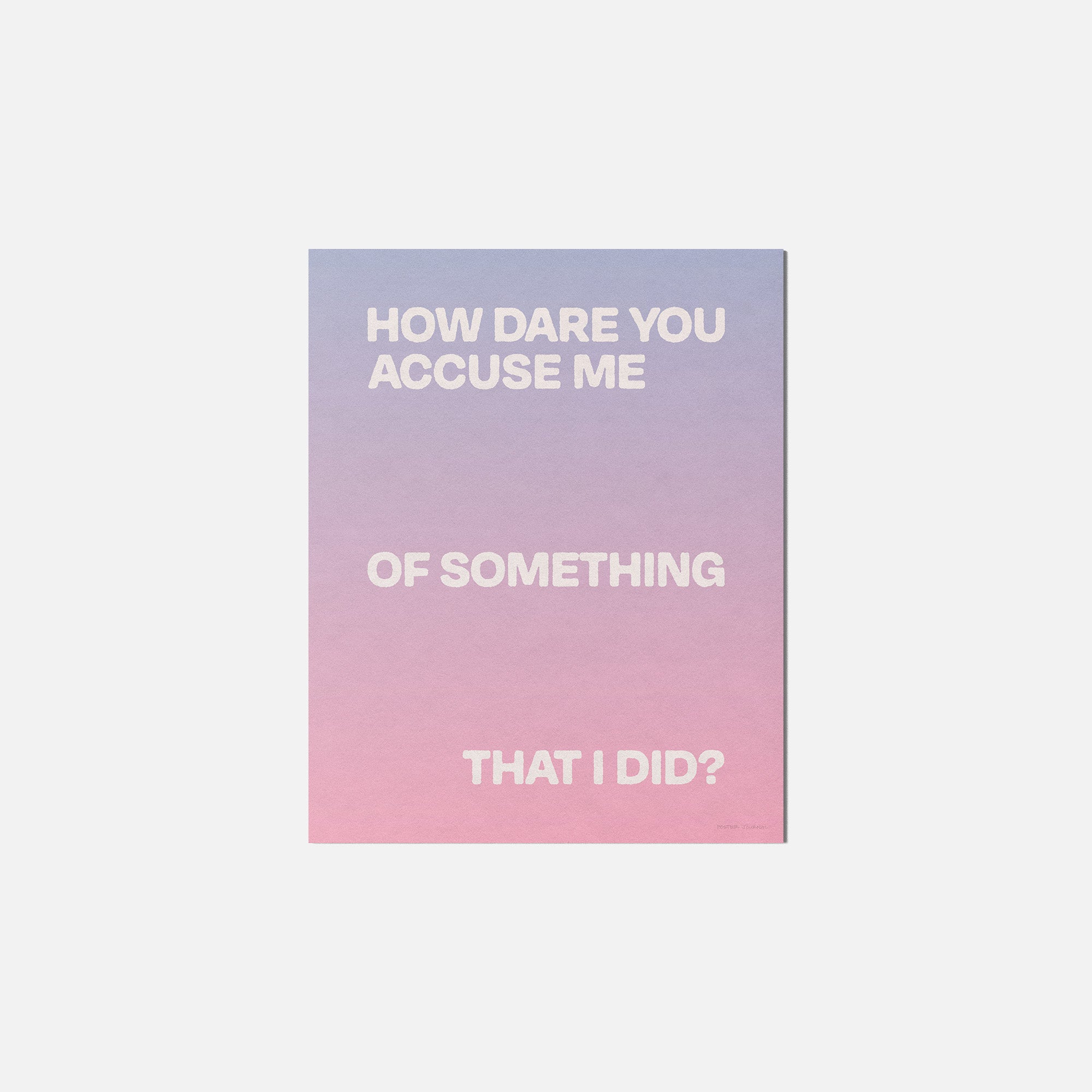 ACCUSE PRINT