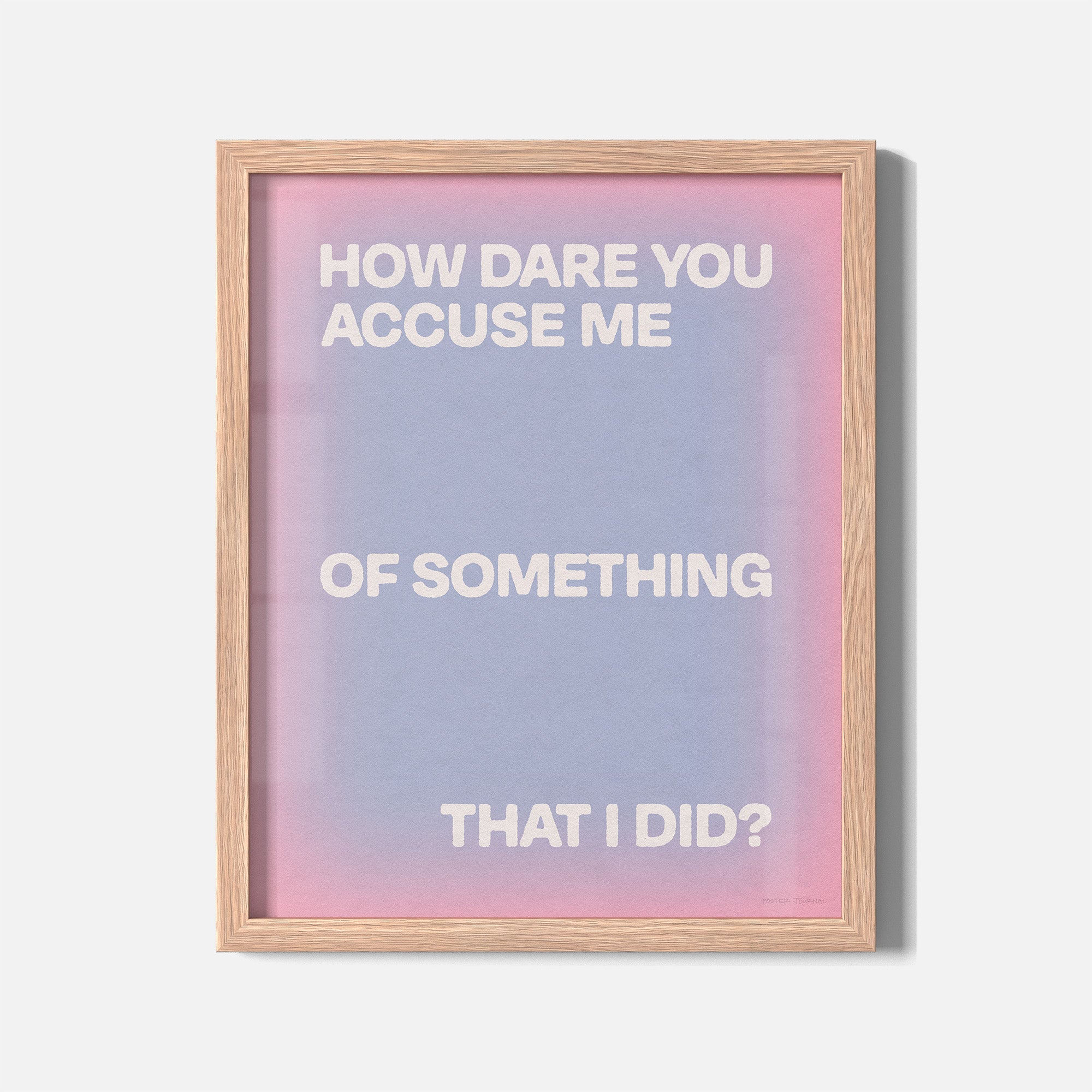 ACCUSE PRINT