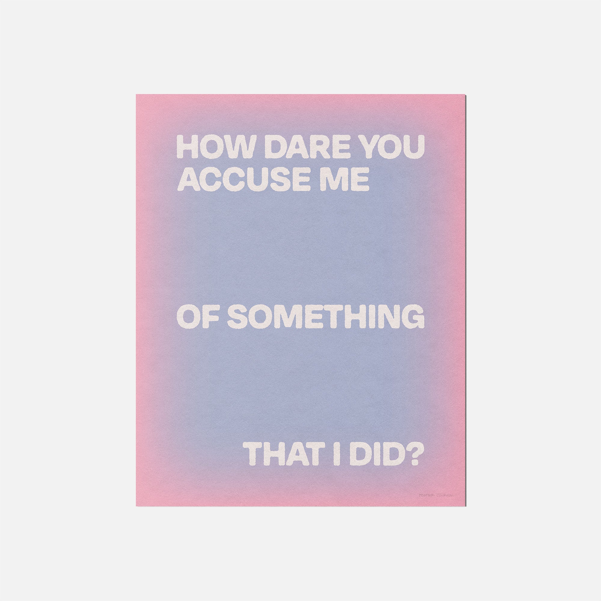 ACCUSE PRINT