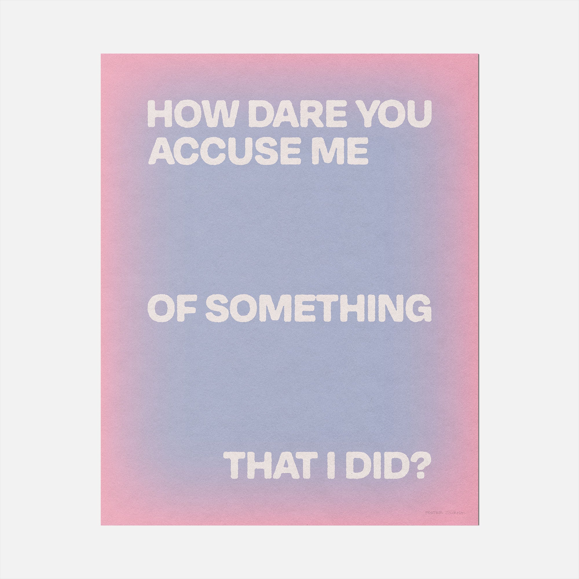 ACCUSE PRINT