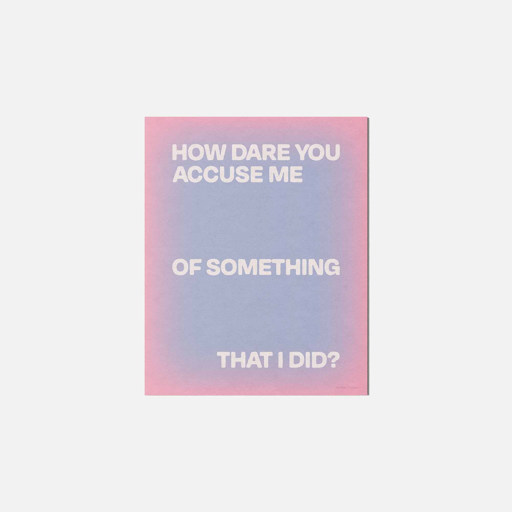 ACCUSE PRINT