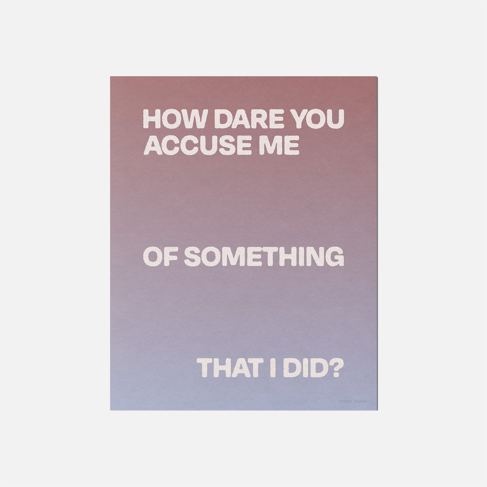 ACCUSE PRINT