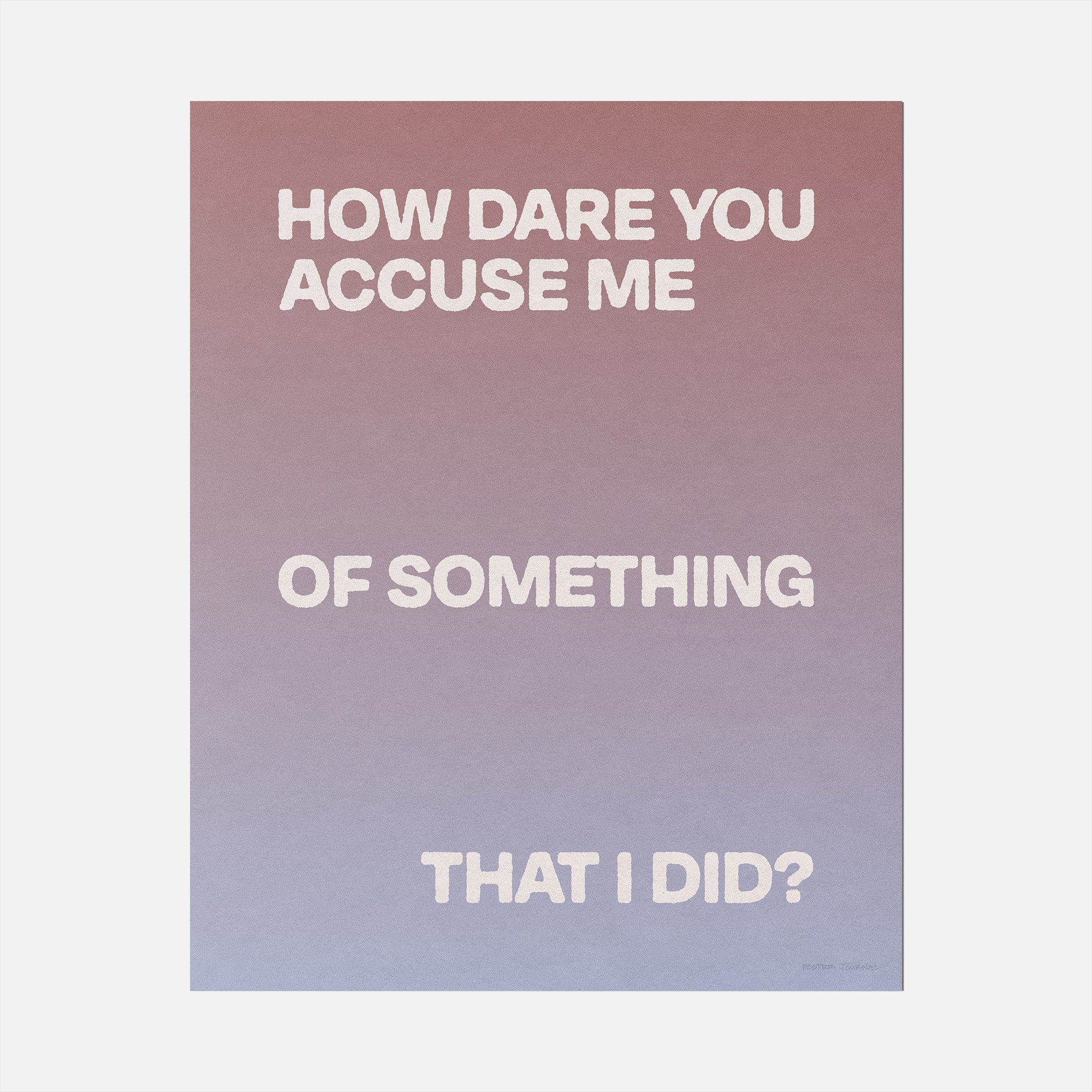 ACCUSE PRINT