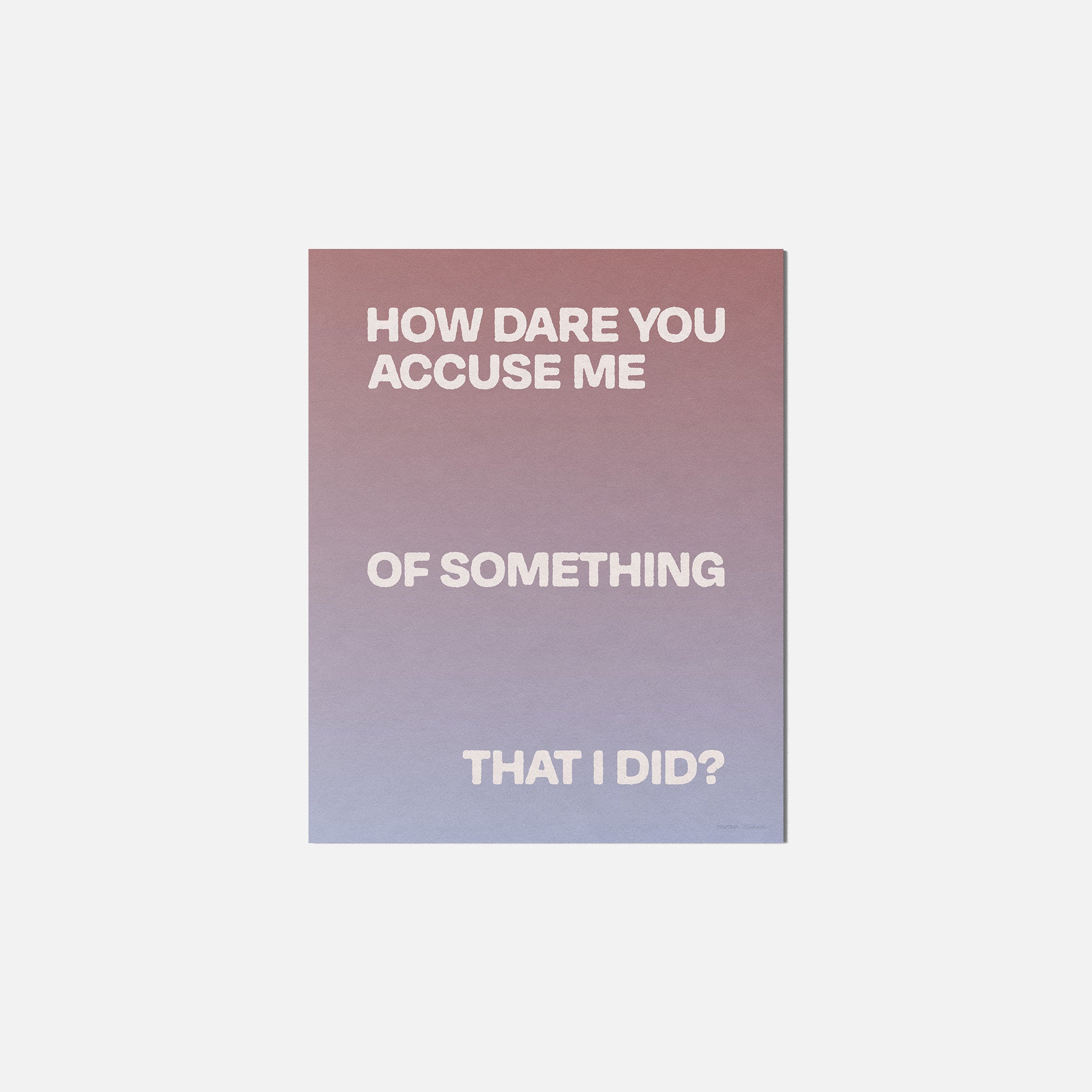 ACCUSE PRINT