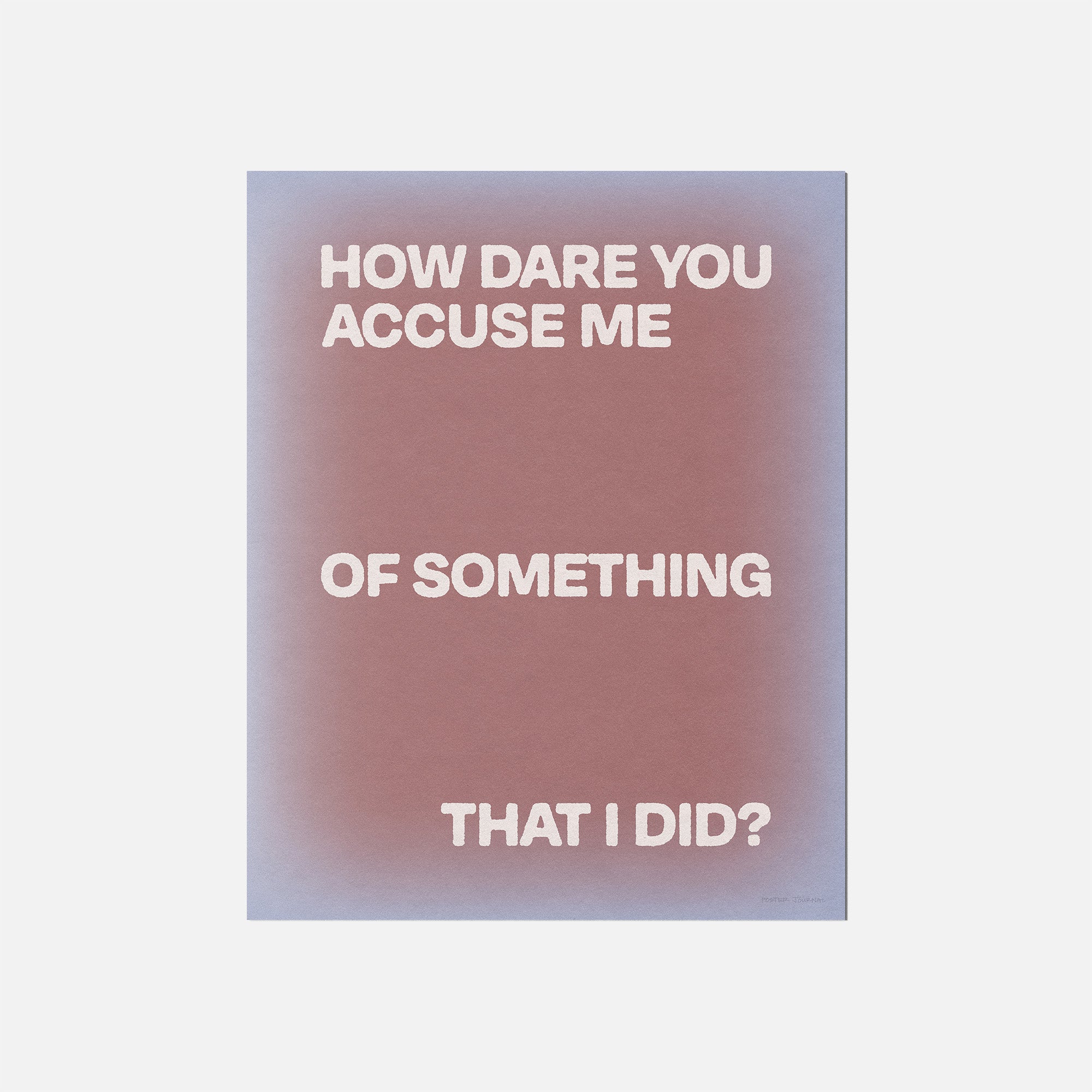 ACCUSE PRINT