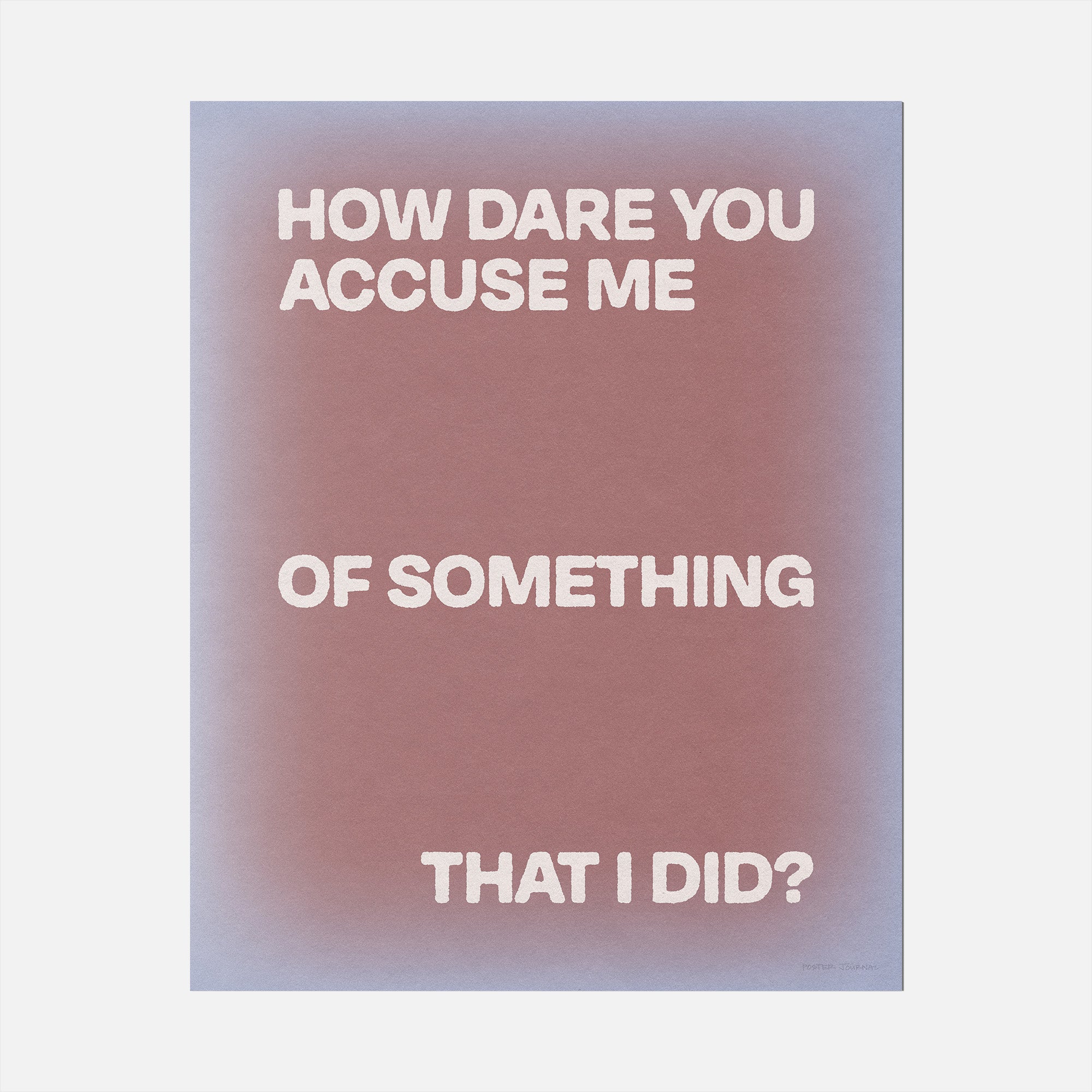 ACCUSE PRINT