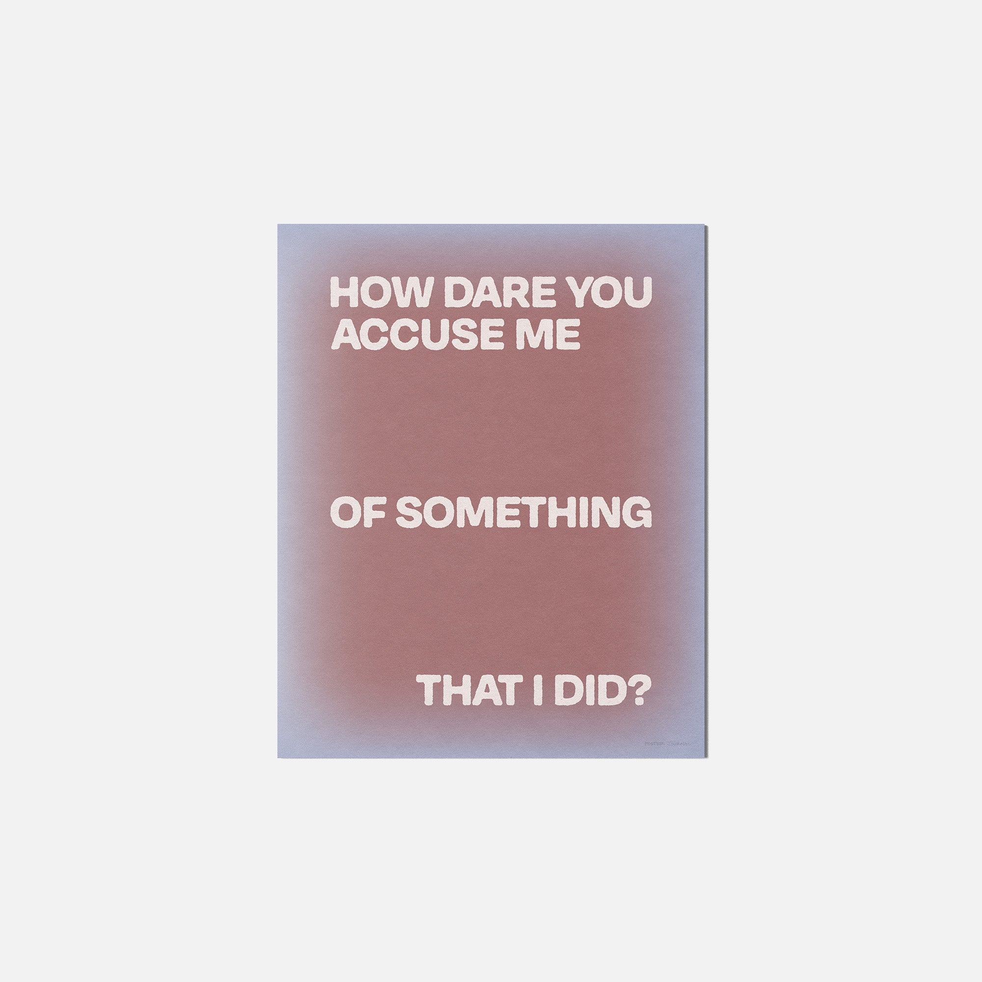ACCUSE PRINT
