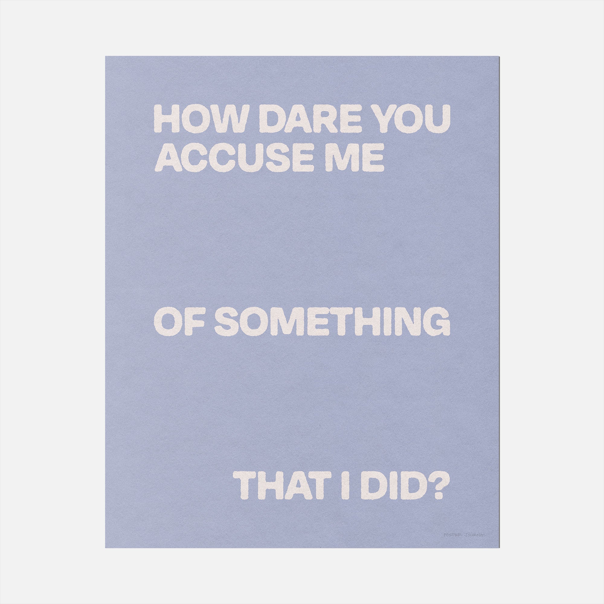 ACCUSE PRINT