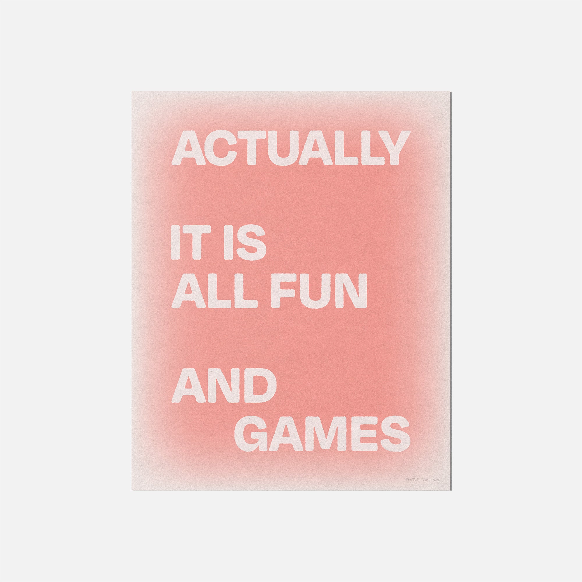 ACTUALLY PRINT