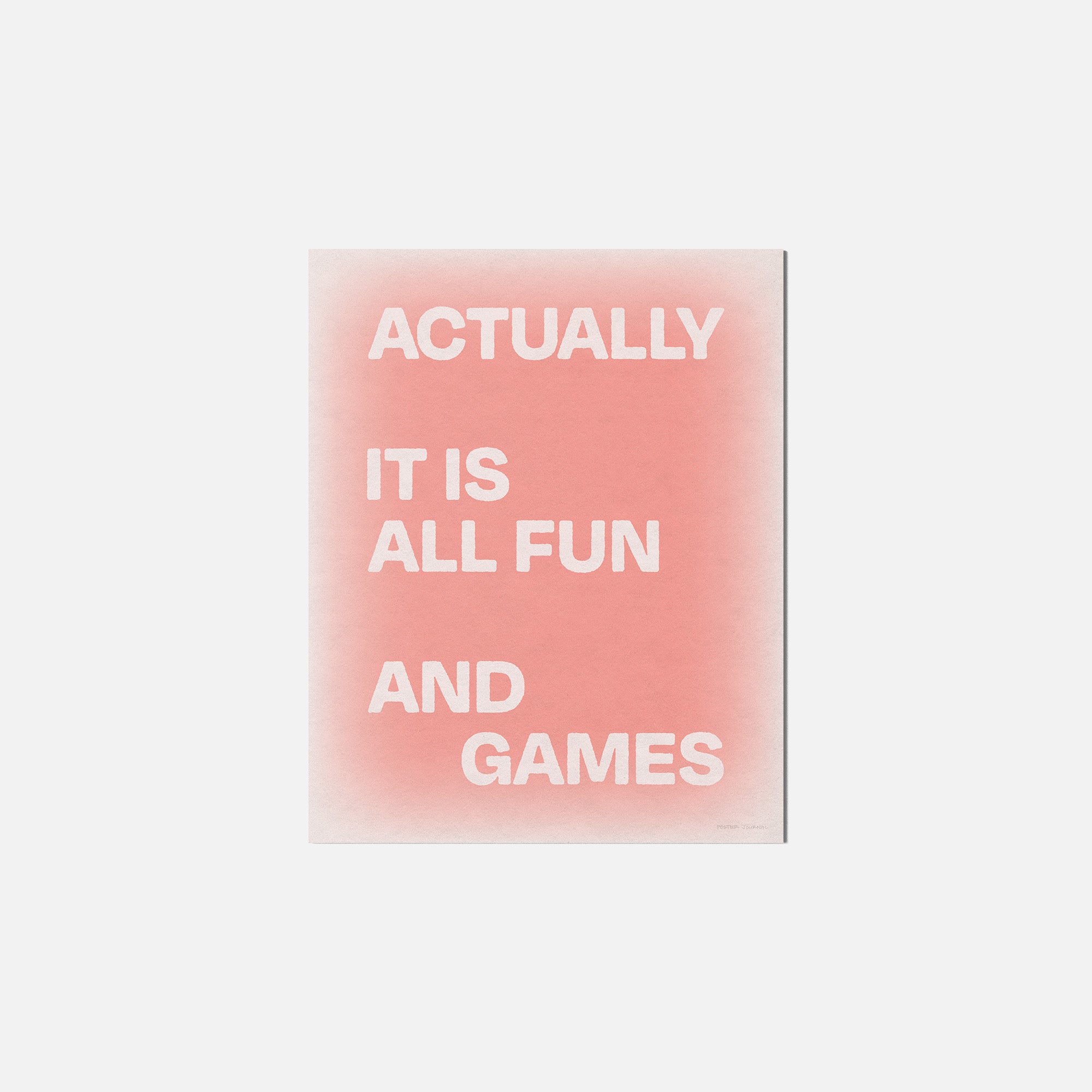 ACTUALLY PRINT