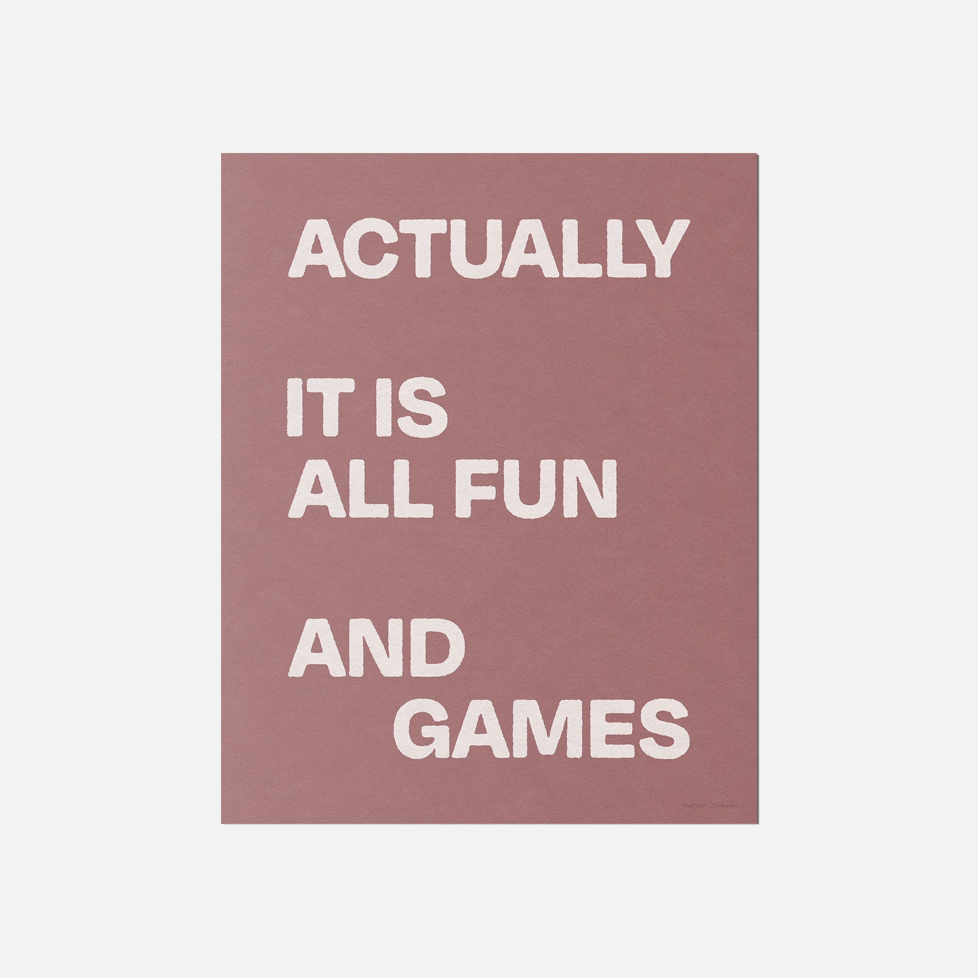ACTUALLY PRINT