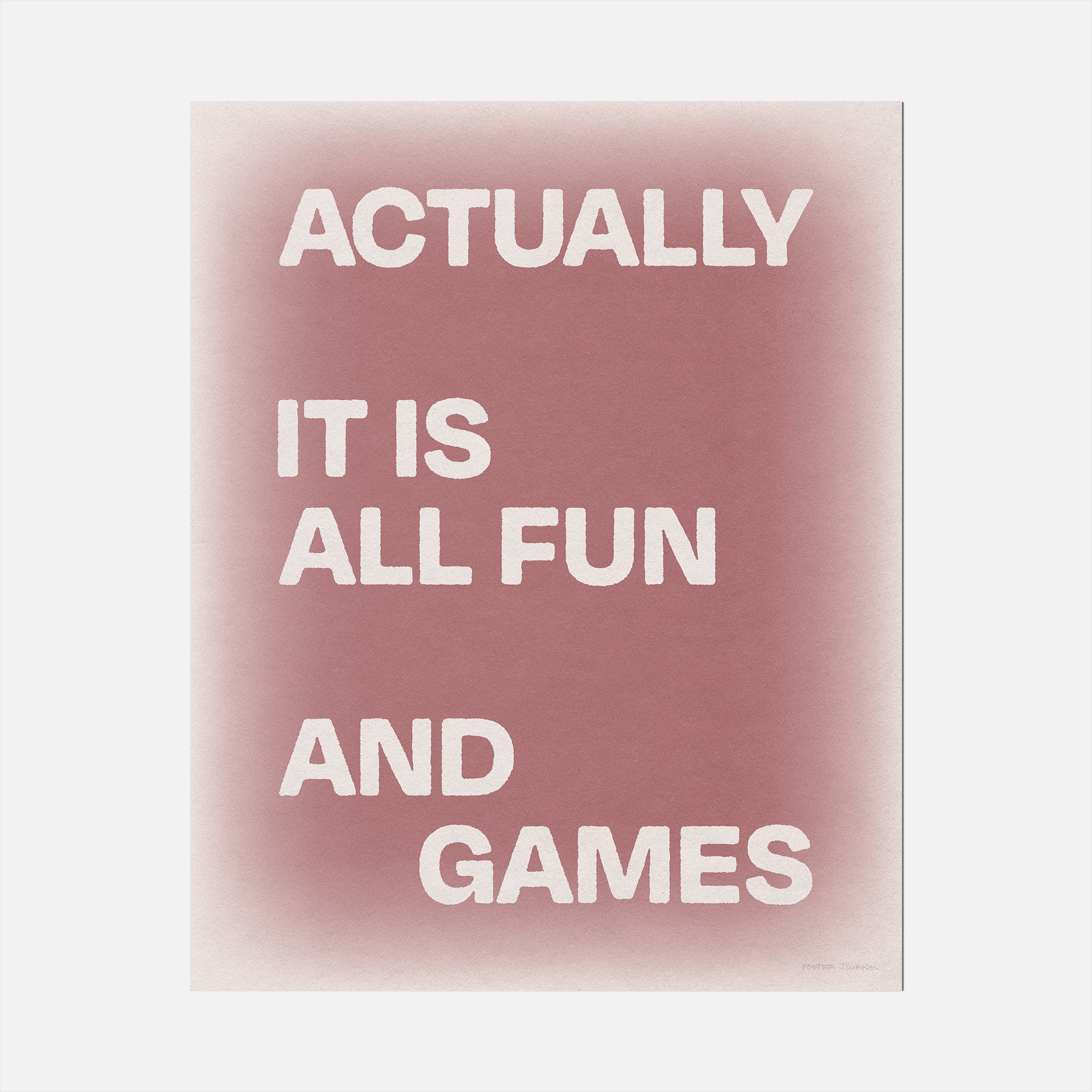 ACTUALLY PRINT