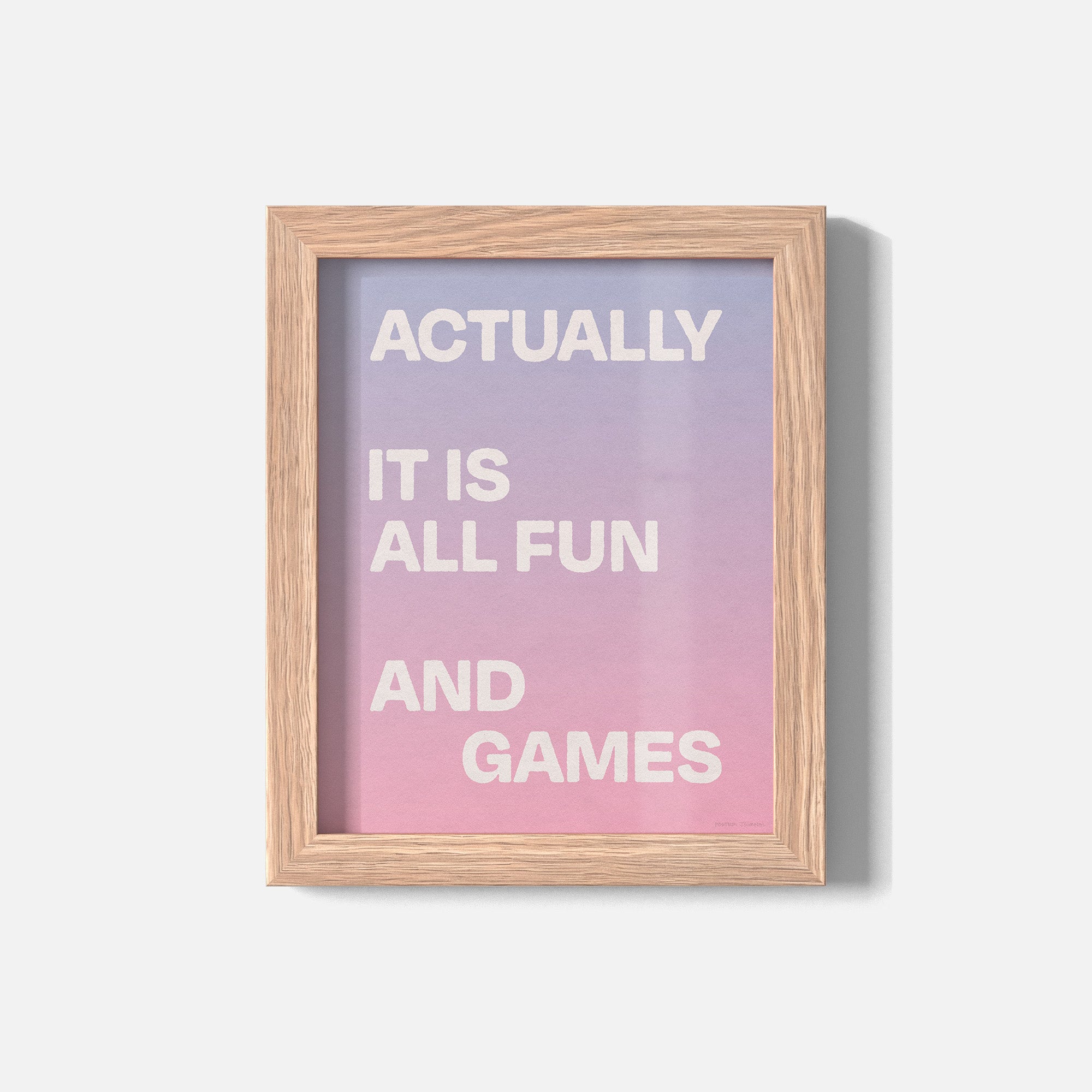 ACTUALLY PRINT